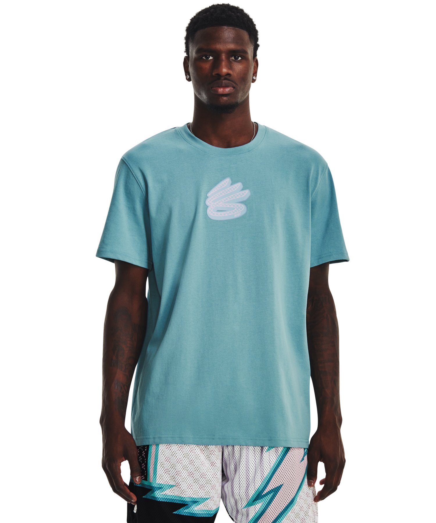 カリー ヘビーウエイト ショートスリーブTシャツ 〈ロゴ〉（バスケットボール/MEN）