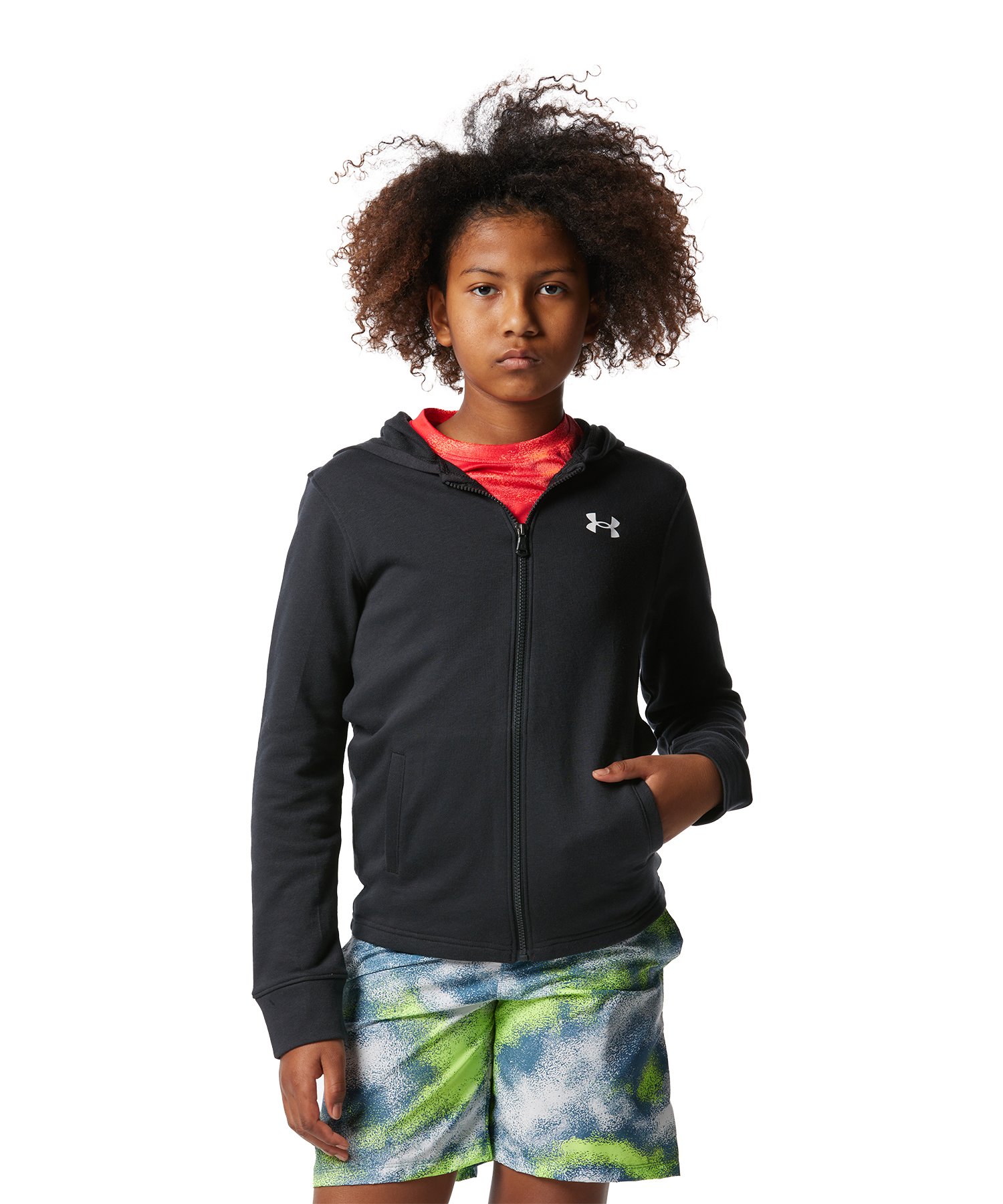 UAライバルテリー フルジップ フーディー(トレーニング/BOYS)【アンダーアーマー/UNDER ARMOUR】 UAライバルテリー フルジップ フーディー(トレーニング/BOYS)【アンダーアーマー/UNDER ARMOUR】