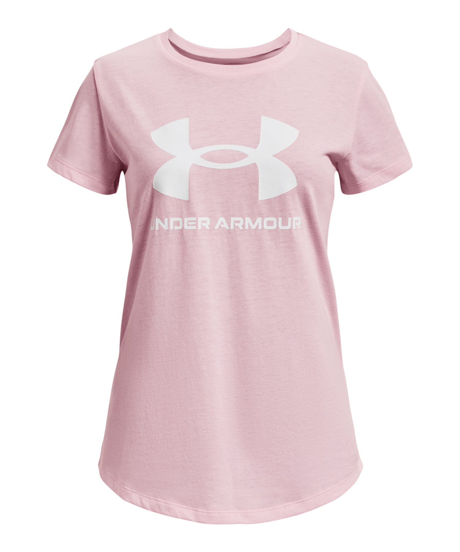 UAスポーツスタイル ショートスリーブTシャツ 〈ビッグロゴ〉（トレーニング/GIRLS）