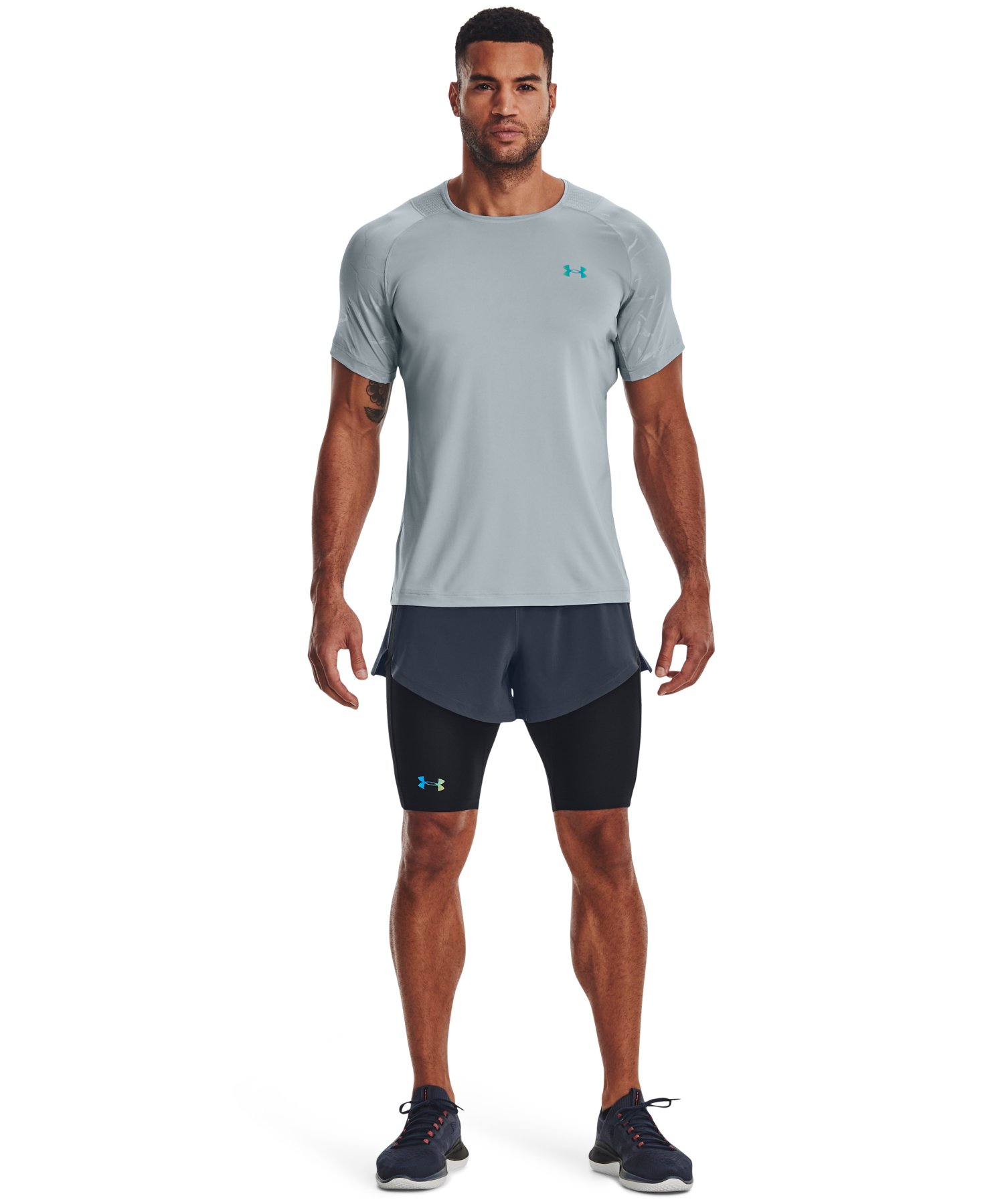 UNDER ARMOUR - ◆アンダーアーマー◆ PR アンストッパブル ショーツ◆LG・マターグレー◆ アンダーアーマー公式】 UAスマートフォーム ラッシュ 2IN1