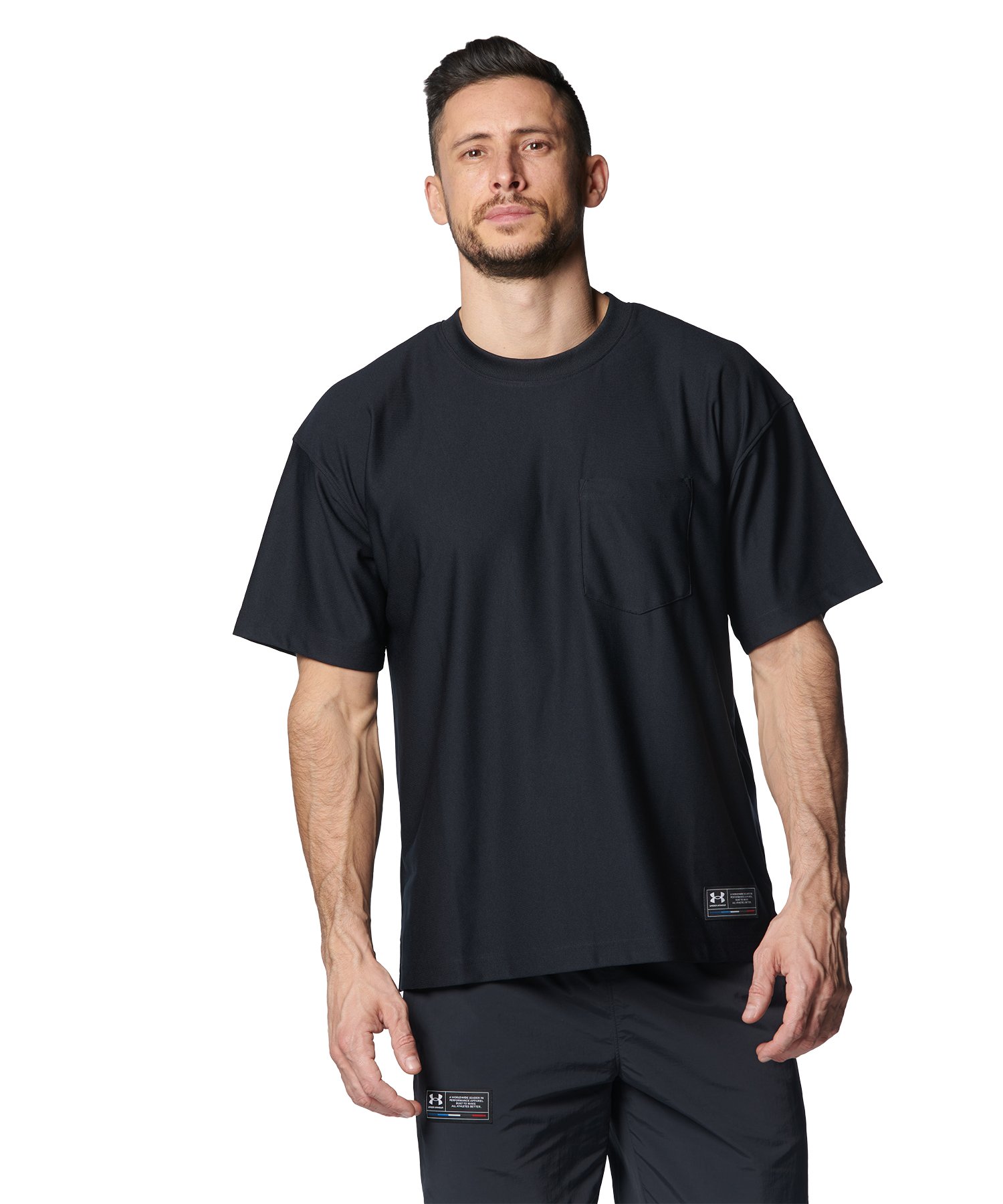 UAオーバーサイズ ポケット Tシャツ（トレーニング/MEN）