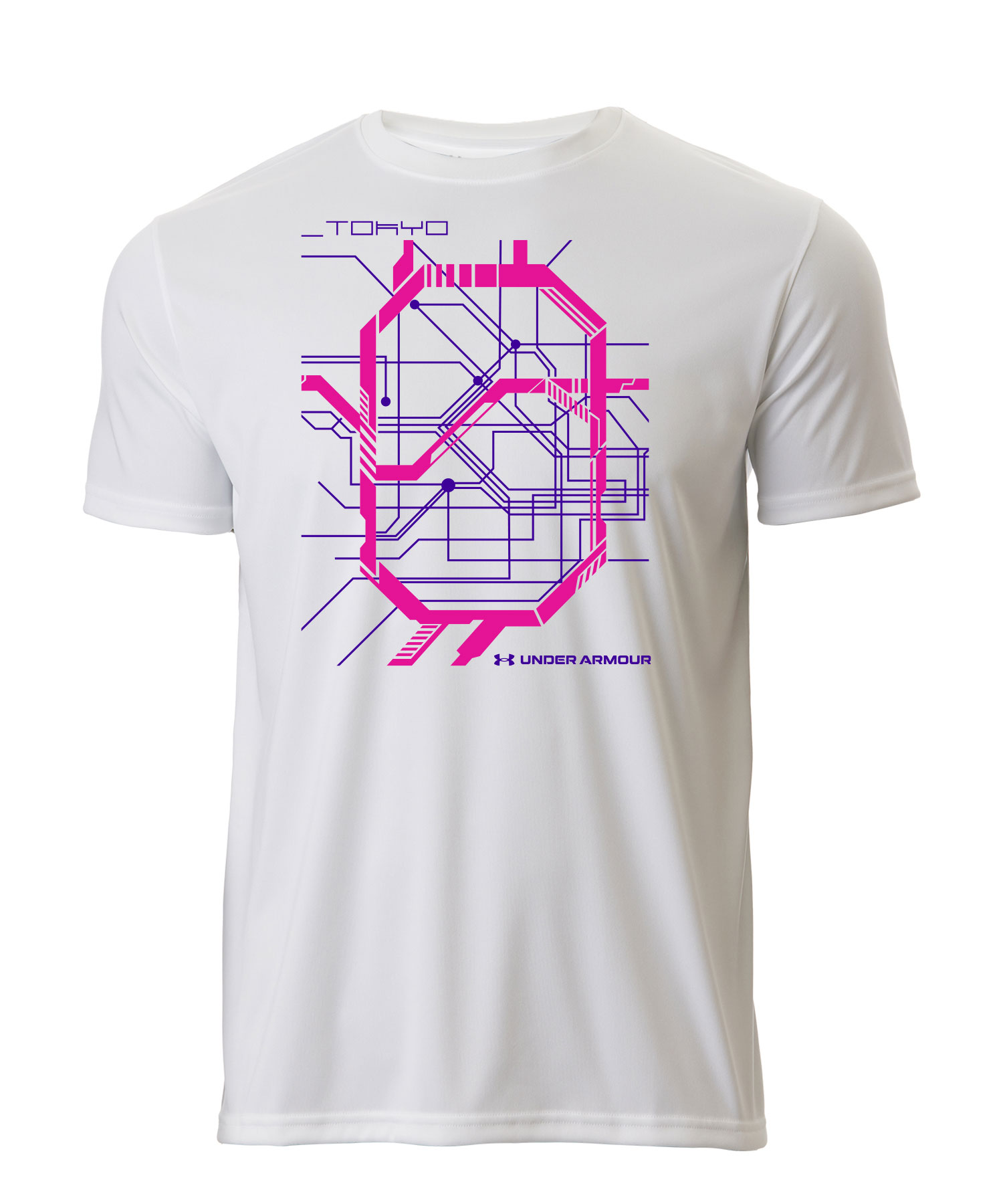 UA シンジュク ルートマップ Tシャツ（トレーニング/UNISEX）