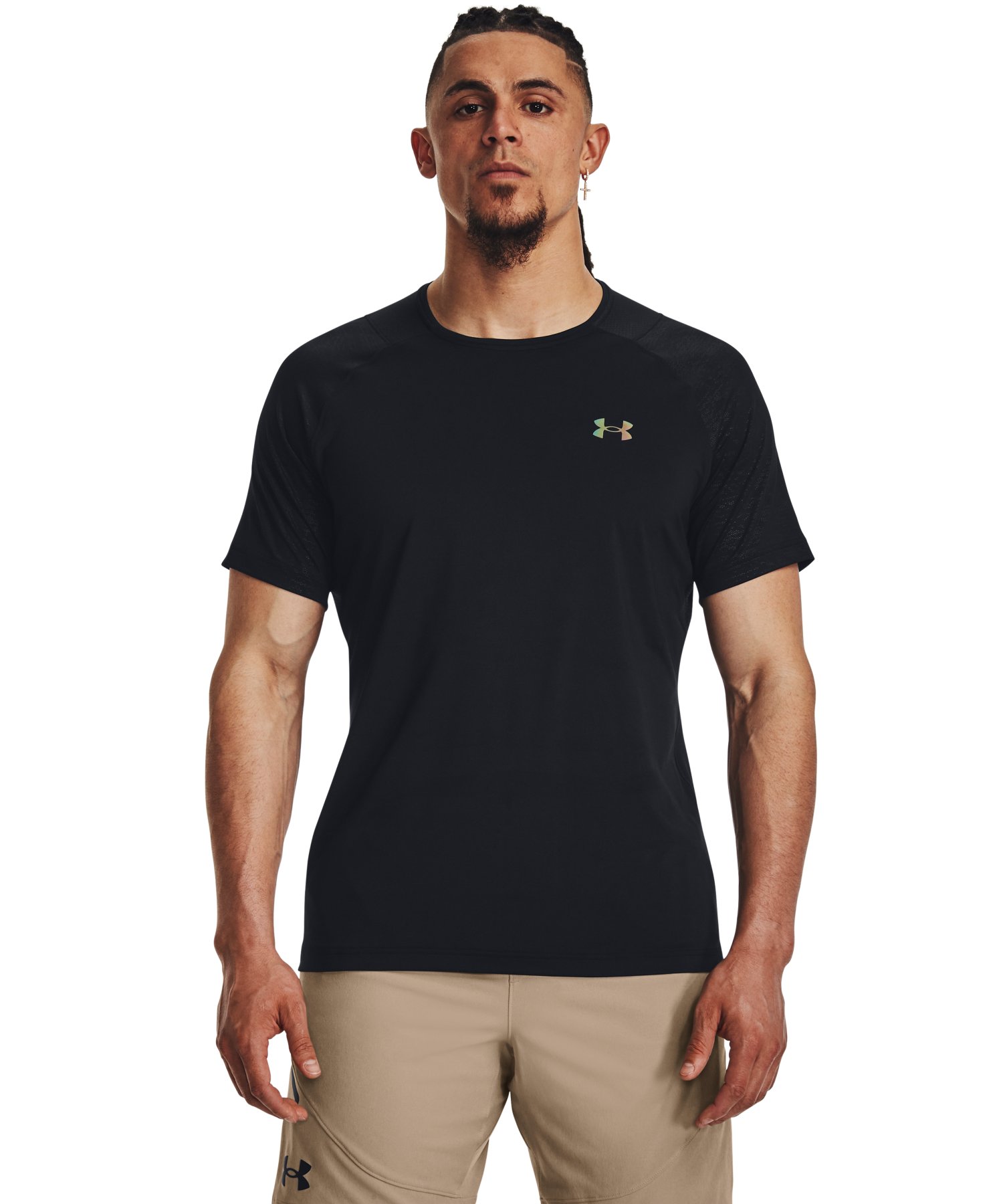 UAラッシュ エンボス ショートスリーブTシャツ（トレーニング/MEN）
