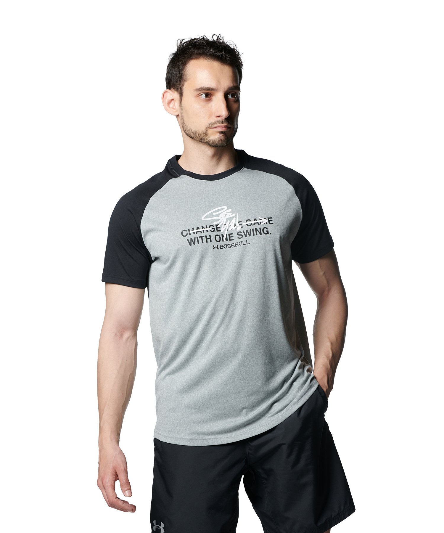 UAテック ショートスリーブTシャツ（ベースボール/MEN）