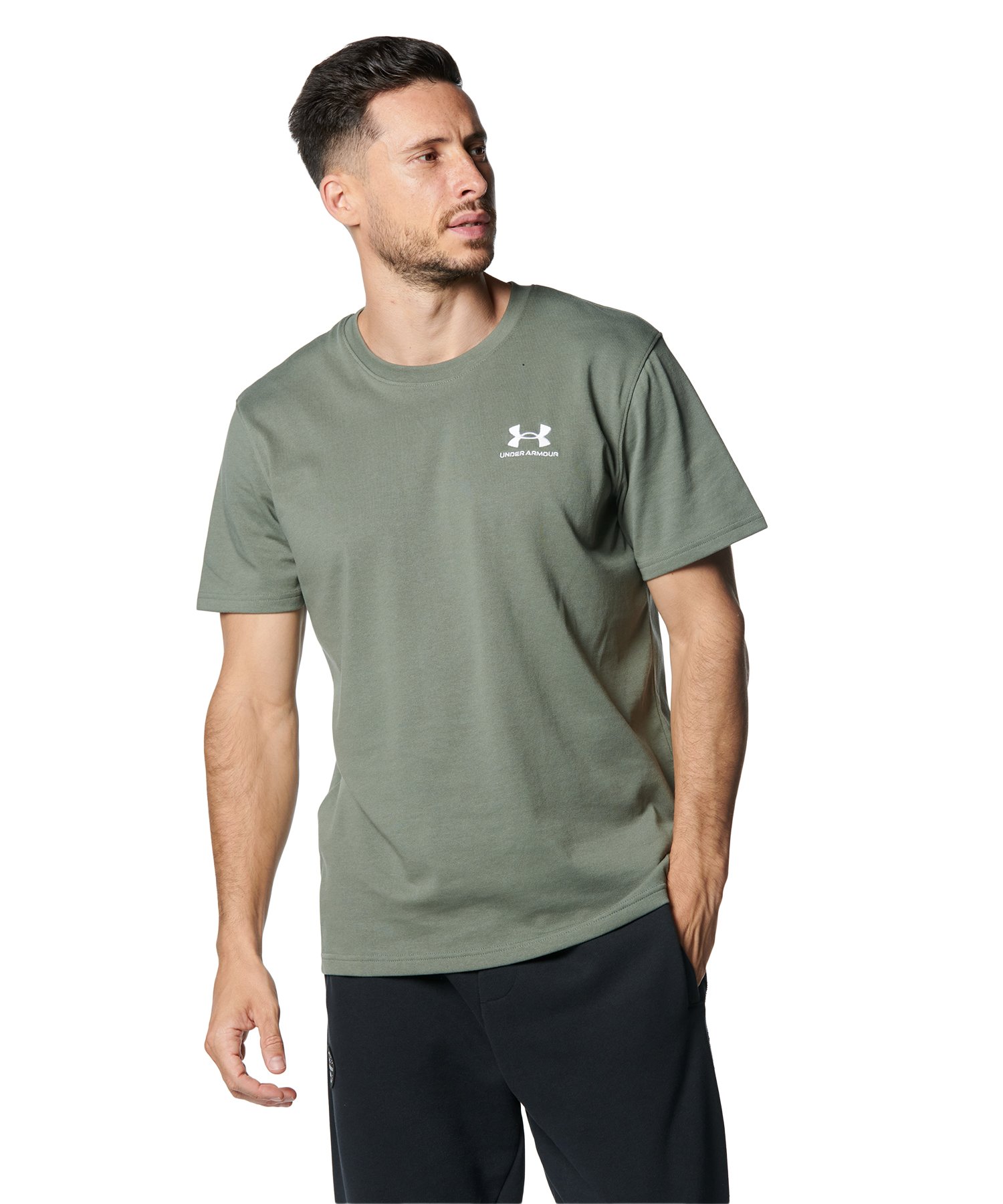 UAヘビーウェイト エンブロイダリーロゴ ショートスリーブTシャツ（トレーニング/MEN）