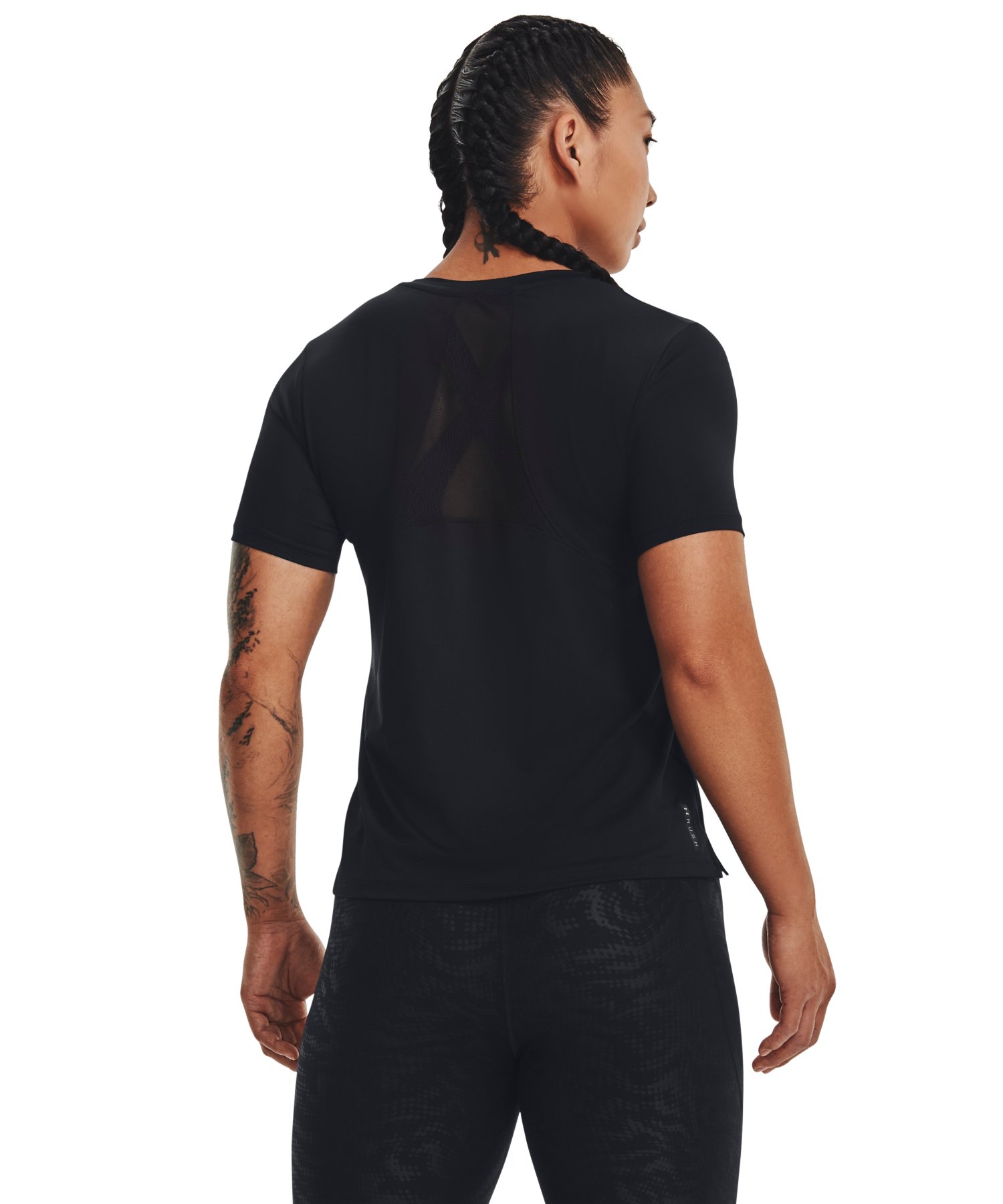 tシャツ UAラッシュ ベント フィッティド ショートスリーブ シャツ（トレーニング/レディース） レディース UNDER ARMOUR tシャツ UAラッシュ ベント フィッティド ショート