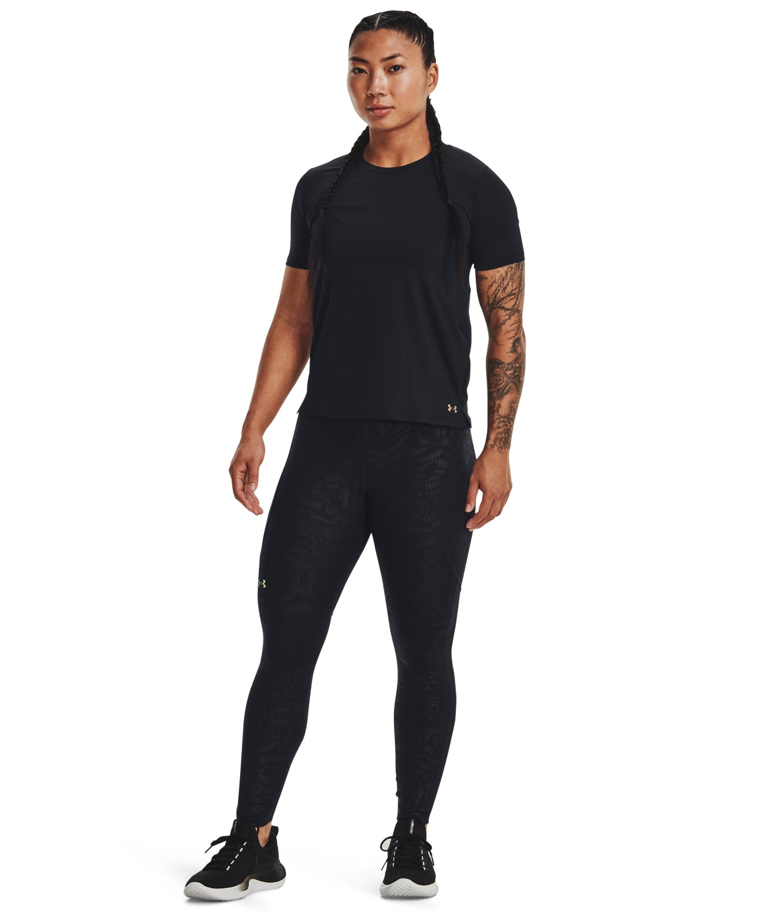 tシャツ UAラッシュ ベント フィッティド ショートスリーブ シャツ（トレーニング/レディース） レディース UNDER ARMOUR tシャツ UAラッシュ ベント フィッティド ショート