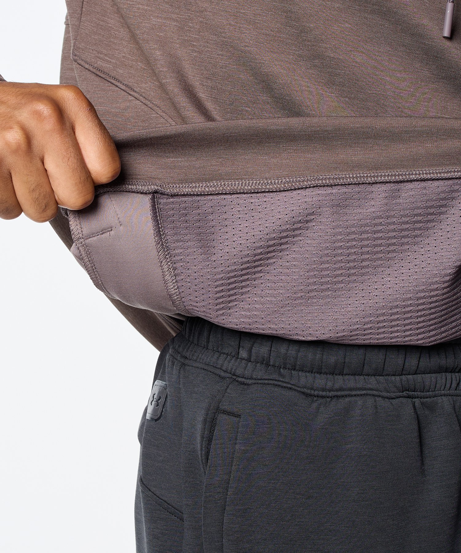 ES14-426 ◆高機能・あたたか◆[UNDER ARMOUR アンダーアーマー]STORM BIGロゴパーカー【S】黒，裏起毛，スポーツ，部屋着，ランニング，ジム アンダーアーマー公式 UAメリディアン コールドウェザー フーディー