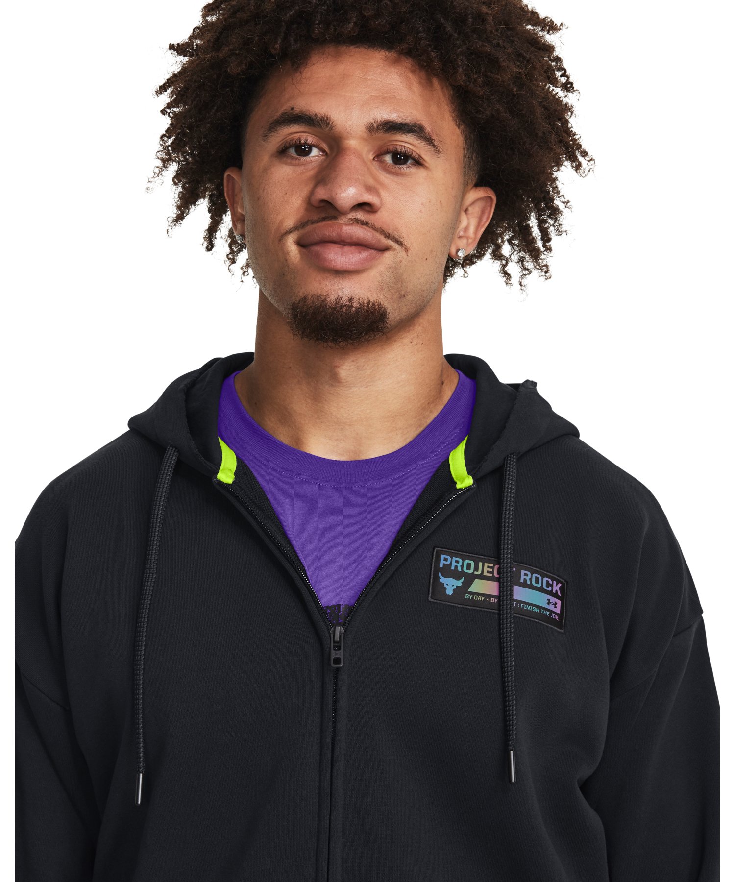 UAプロジェクトロック ヘビーウエイト テリー フルジップ フーディー(トレーニング/MEN)