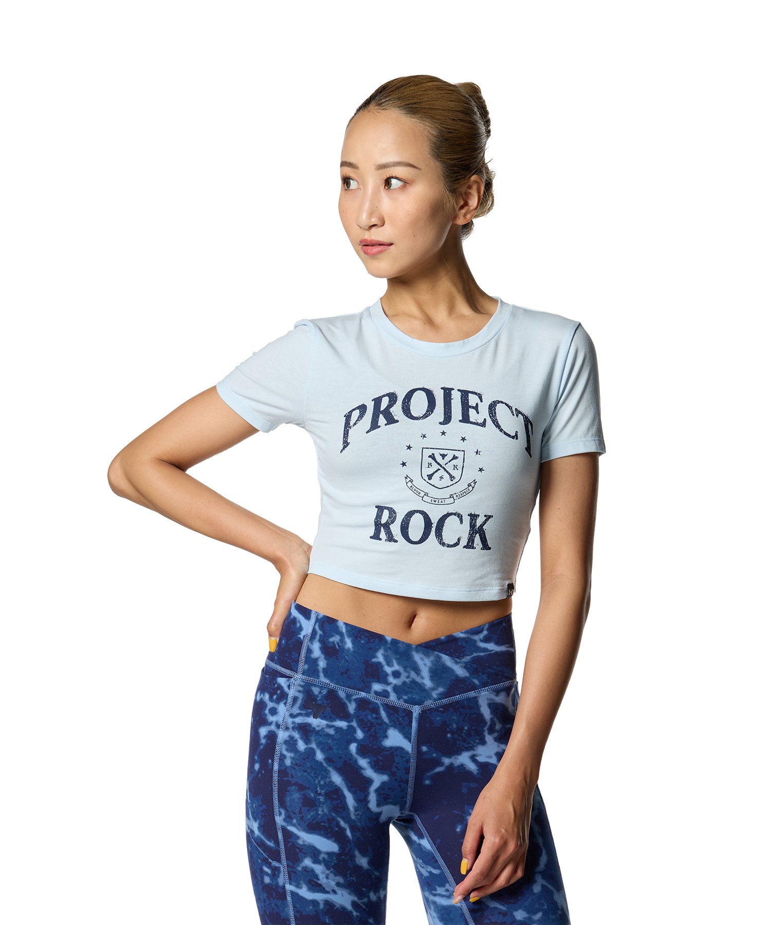 UAプロジェクトロック アリーナ ベイビーTシャツ（トレーニング/WOMEN）