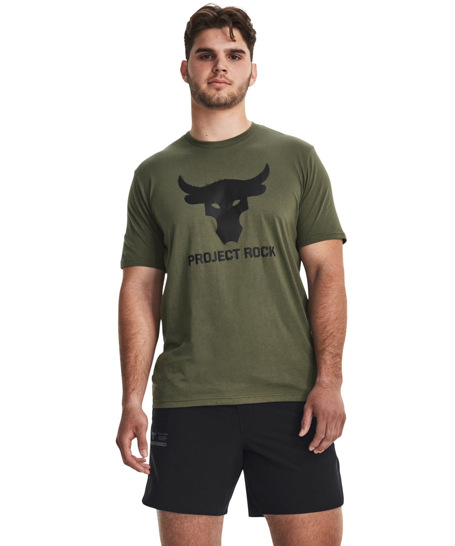 UAプロジェクトロック ブラフマ ブル ショートスリーブTシャツ（トレーニング/MEN）
