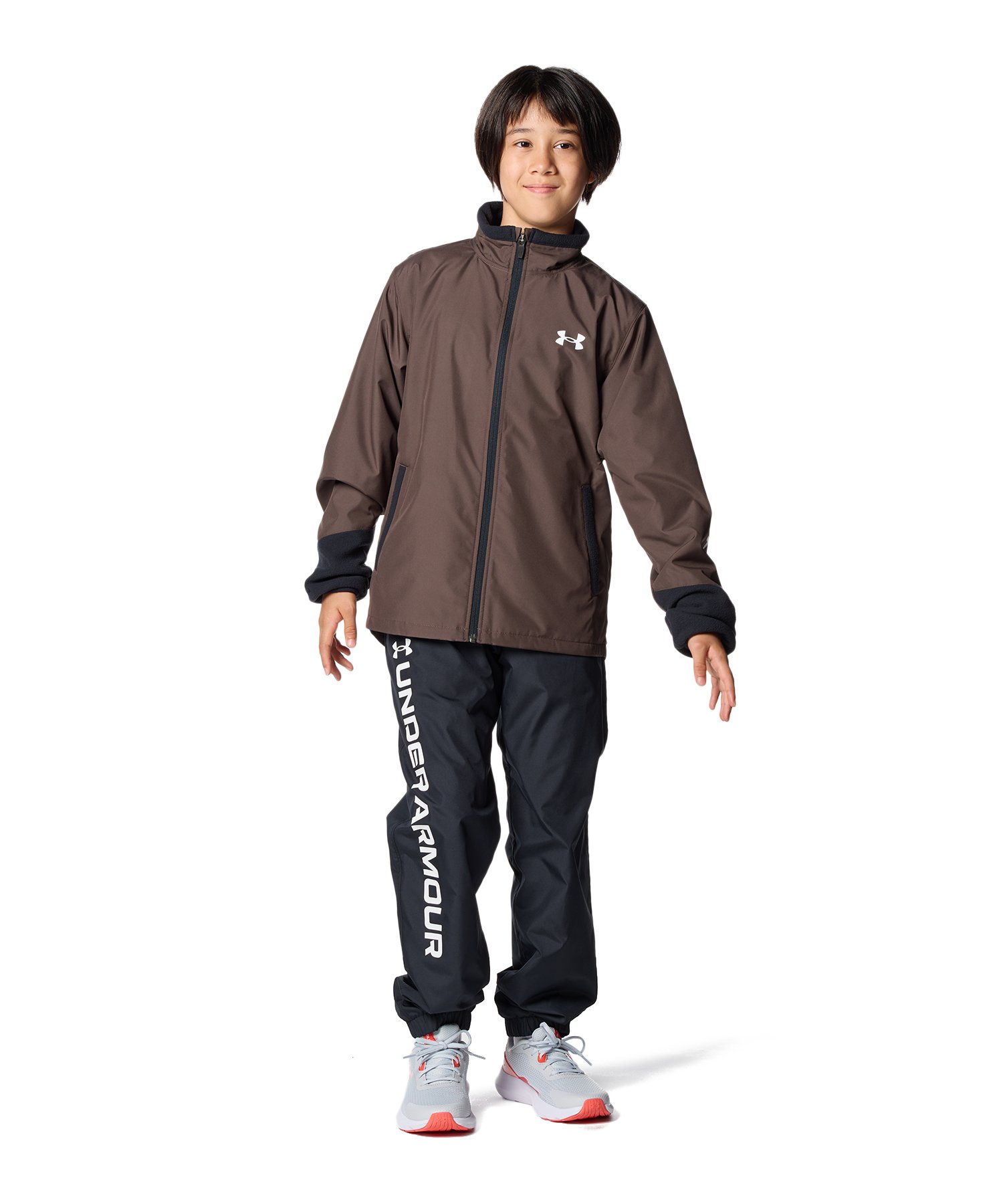 Boys' UA Squad 3.0 Warm-Up Full-Zip Jacket