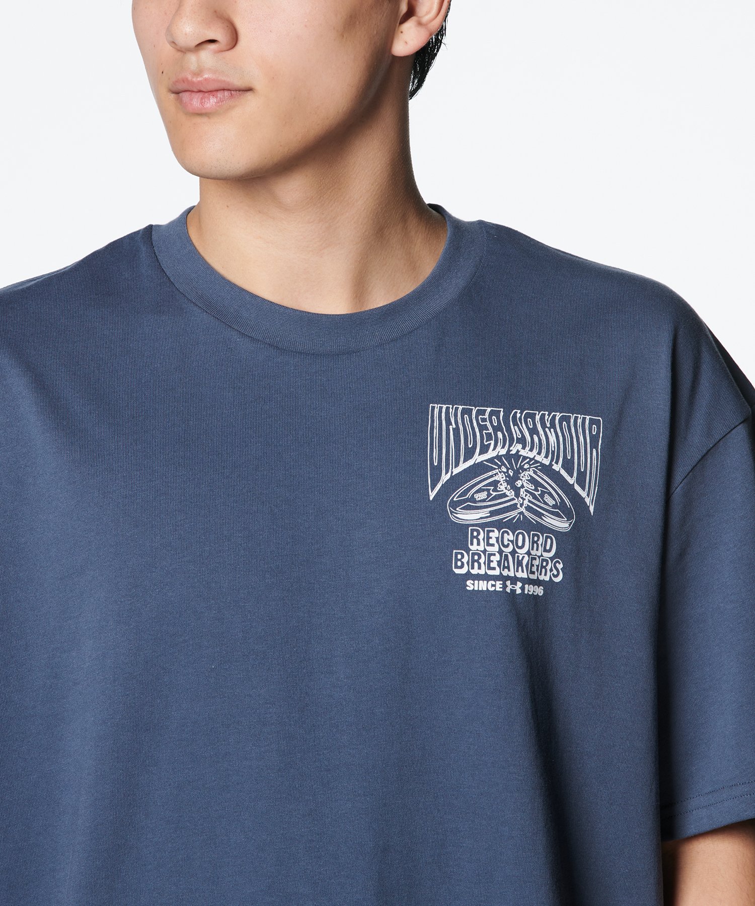 NEWS Tシャツ&amp;タオル アンダーアーマー公式】 UAヘビーウエイト レコードブレーカーズ