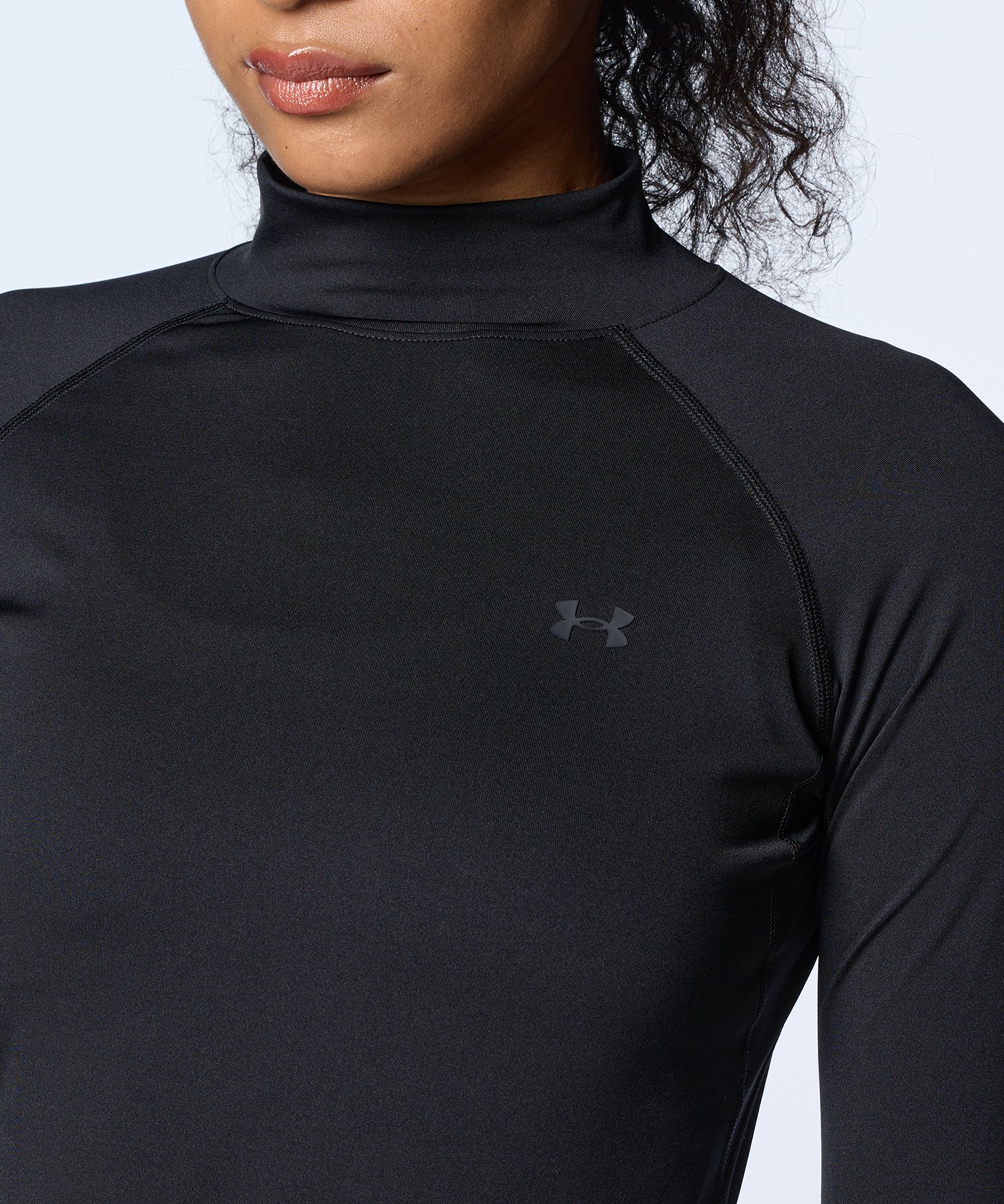 tシャツ UAアイソチル コンプレッション ロングスリーブ モックネック シャツ（ゴルフ/レディース） レディース UNDER ARMOUR tシャツ UAアイソチル コンプレッション ロング