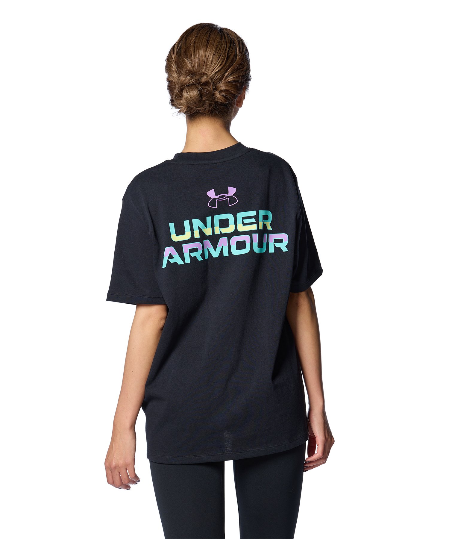 UA�w�r�[�E�F�C�g �I�[�o�[�T�C�Y �o�b�N�v�����g �V���[�g�X���[�uT�V���c�i�g���[�j���O/WOMEN�j