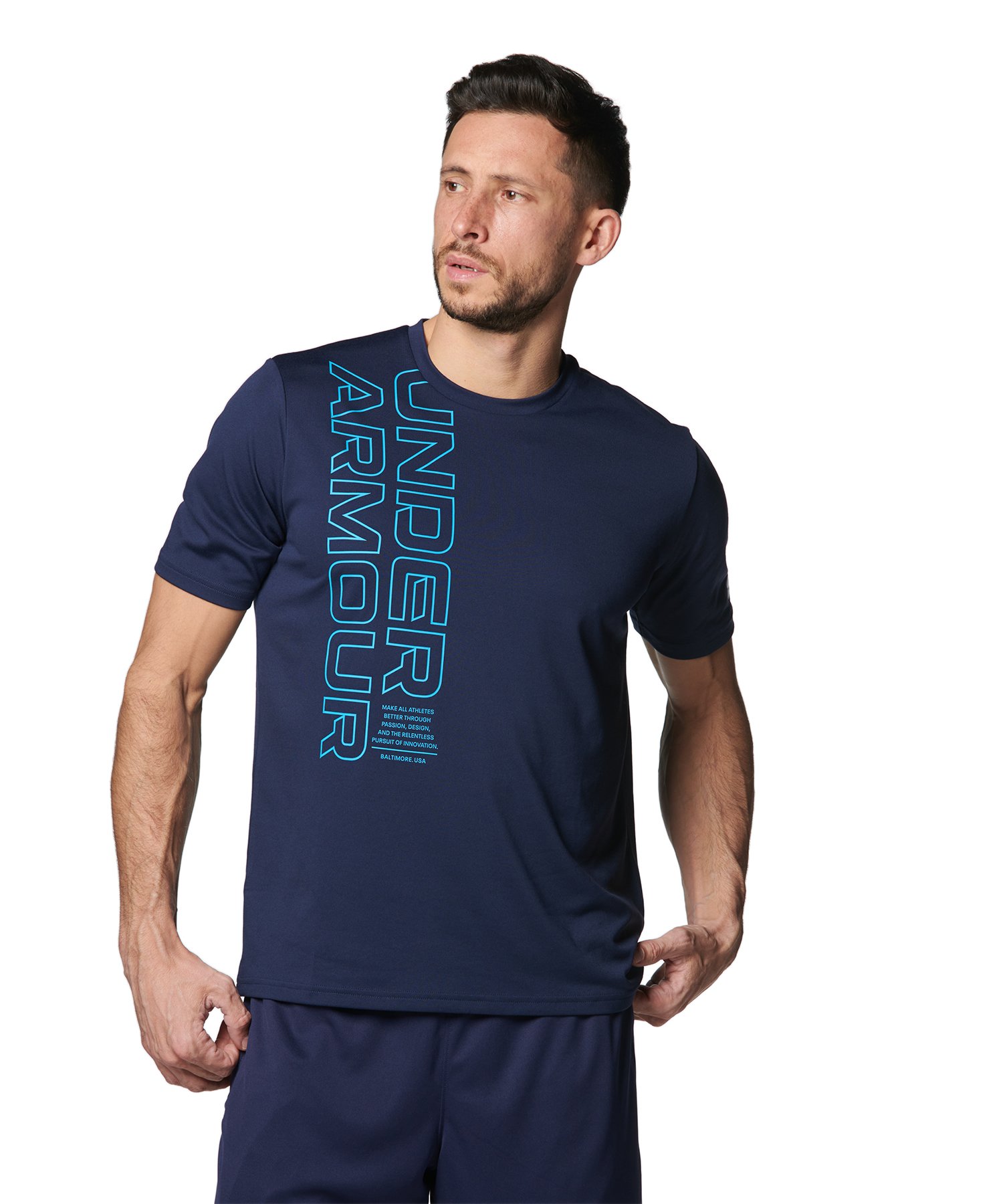 アンダーアーマー 野球ウェア 半袖Tシャツ メンズ UAテック ショートスリーブ フーディー ベースボール 1384741-001 UNDER  ARMOUR - 野球・ソフトボール