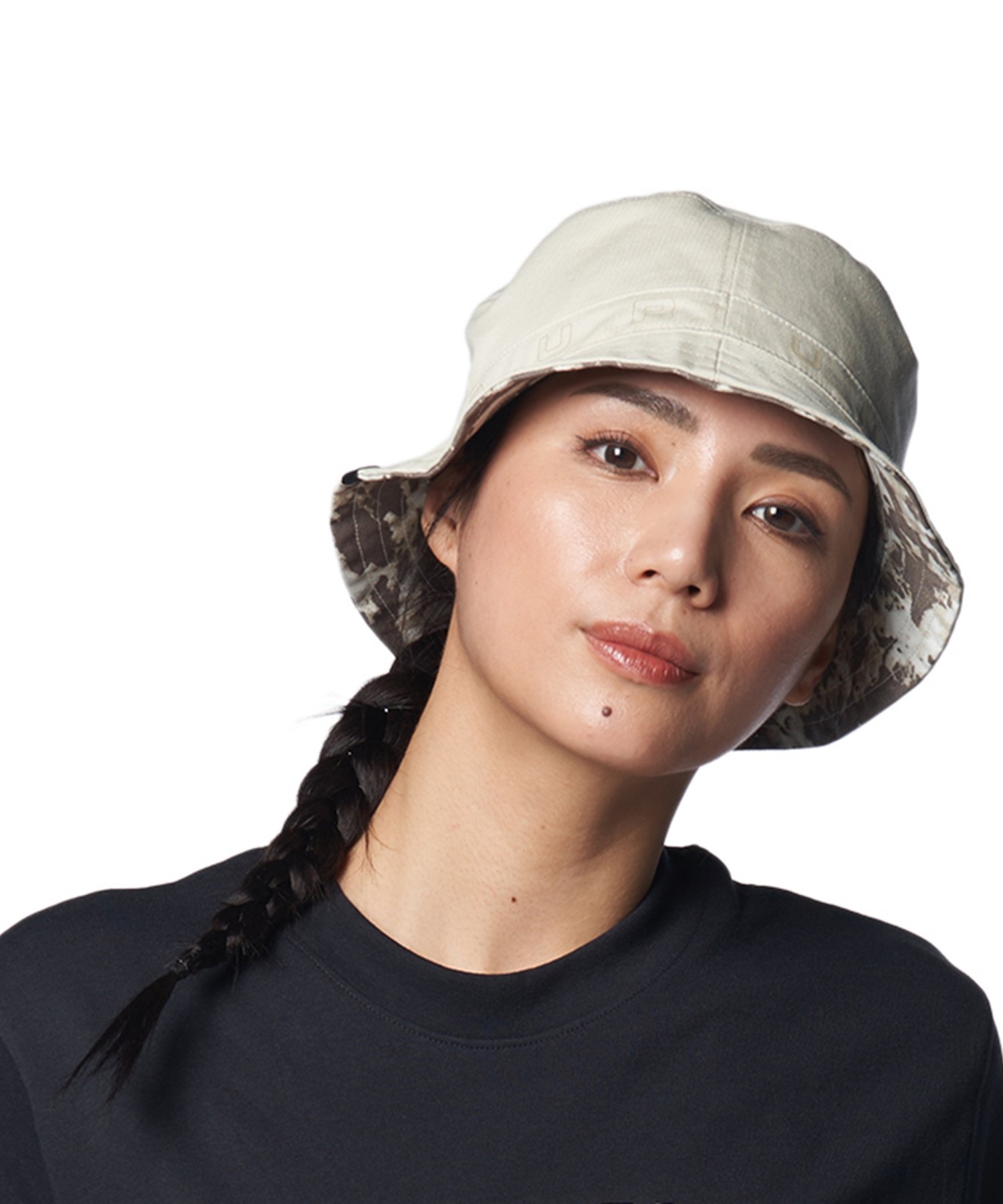 UNI SPLIT BUCKETHAT 新品タグ付き　しま UNI SPLIT BUCKETHAT 新品タグ付き しま Japanese Bucket Hat