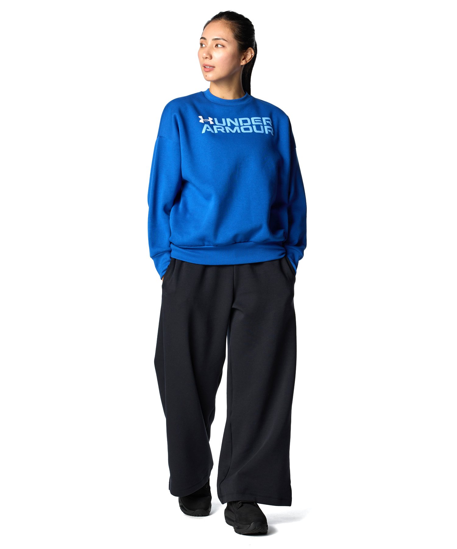 公式 アンダーアーマー UNDER ARMOUR UA UAライバルフリース グラフィック オーバーサイズド クルー（ライフスタイル／WOMEN） 1386513 楽天市場】公式 アンダーアーマー UNDER ARMOUR UA UAライバル