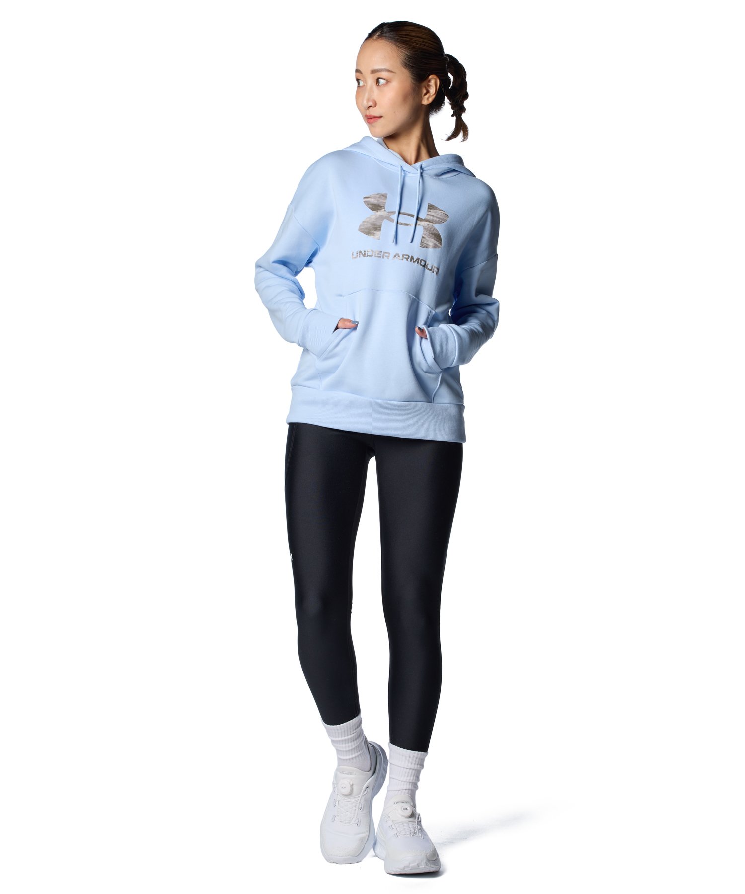 公式 アンダーアーマー UNDER ARMOUR UA UAライバルフリース プリント フーディー（トレーニング／WOMEN） 1388203 アンダーアーマー公式】 UAライバルフリース プリント