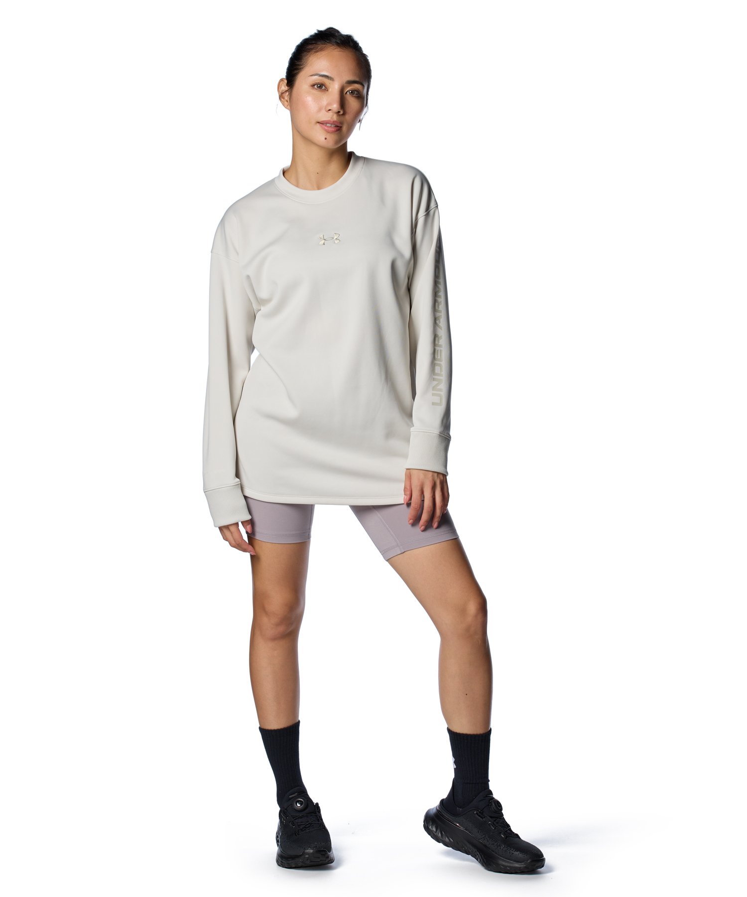 公式 アンダーアーマー UNDER ARMOUR UA UAアーマーフリース チュニック クルー（トレーニング／WOMEN） 1388849 UNDER ARMOUR アンダーアーマー レディース UAアーマーフリース