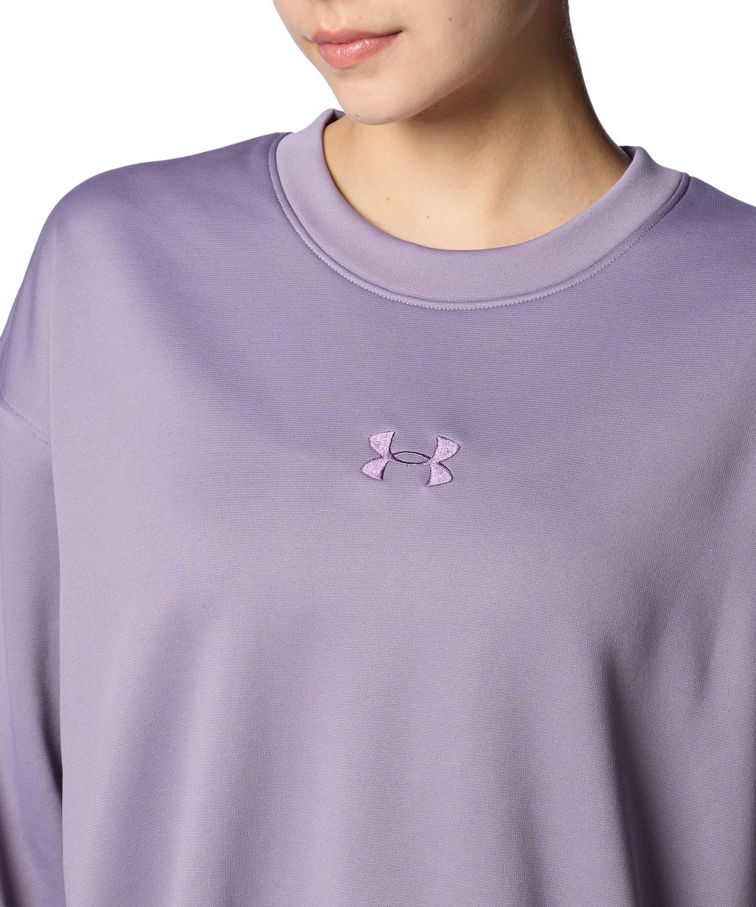 UAアーマーフリース チュニック クルー(トレーニング/WOMEN)