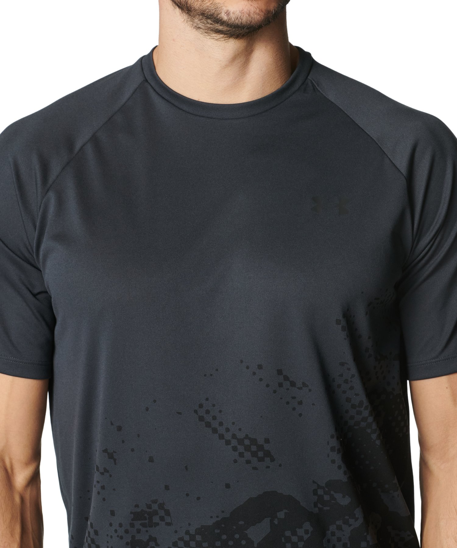 【関税込】 スリムフィット 半袖Tシャツ - フェードブラック アンダーアーマー公式】 UAテック フェード ショートスリーブ T