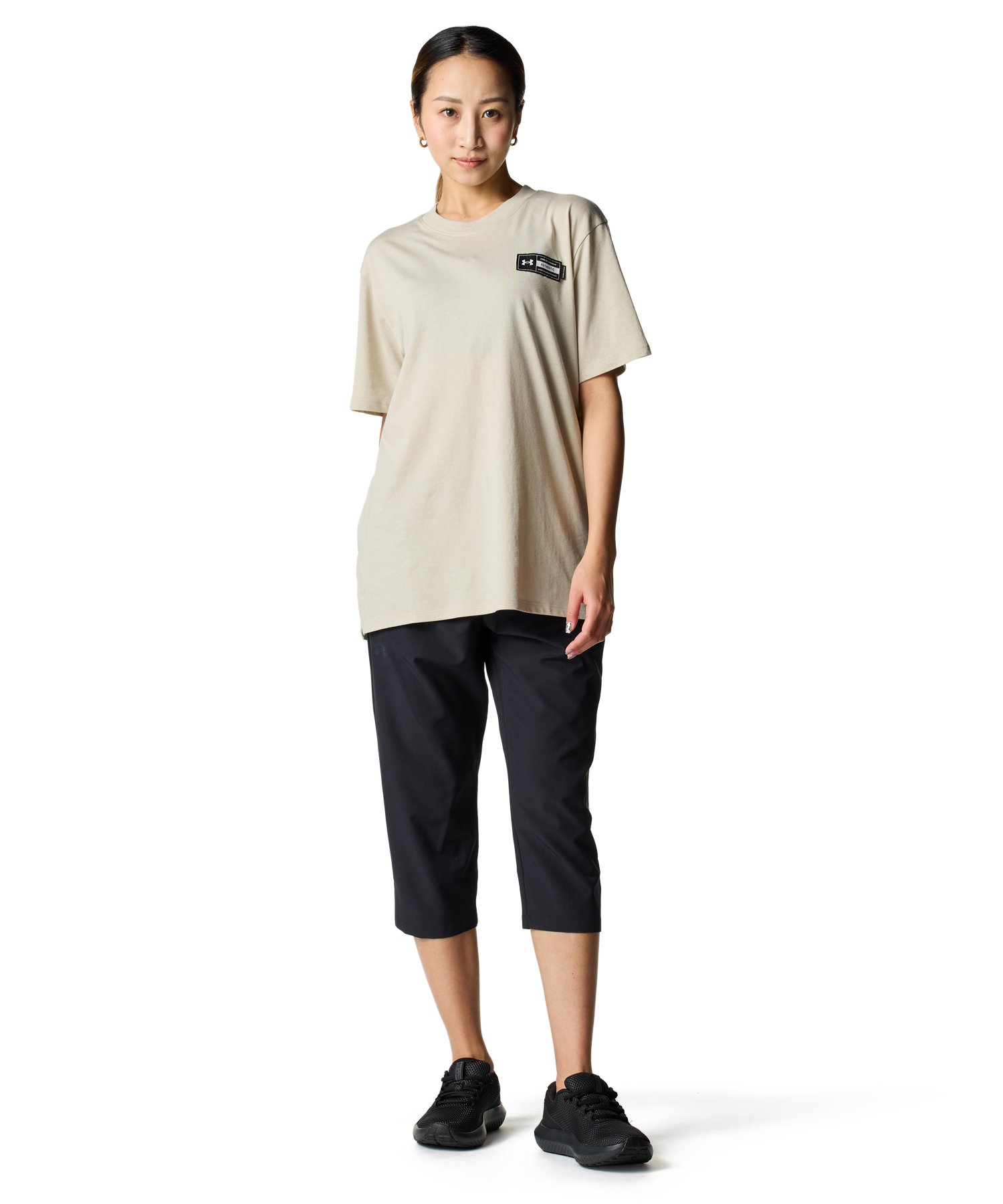 UA���C�u �I�[�o�[�T�C�Y �O���t�B�b�N �V���[�g�X���[�u T�V���c�i���C�t�X�^�C��/WOMEN�j