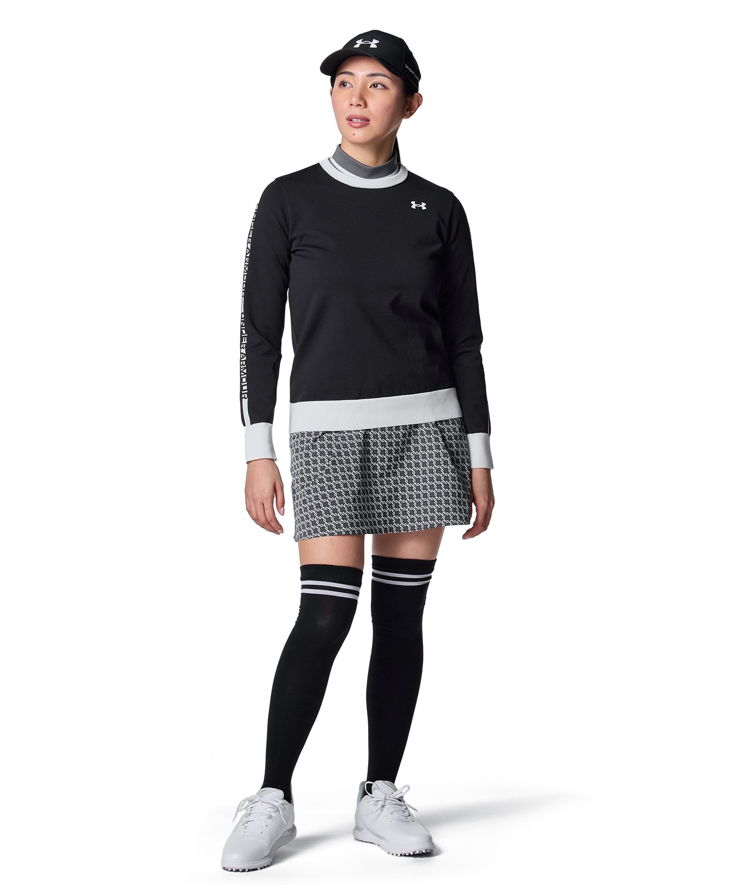 公式 アンダーアーマー UNDER ARMOUR UA UAドライブ ロゴ ジャカード セーター（ゴルフ／WOMEN） 6001610 アンダーアーマー公式】 UAドライブ ロゴ ジャカード セーター