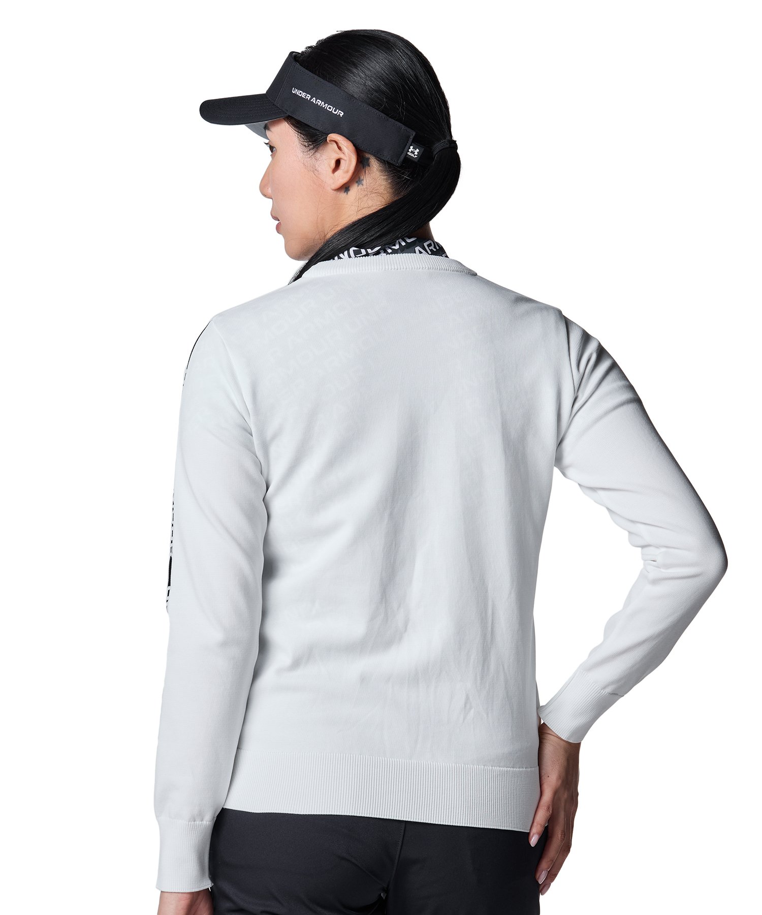 公式 アンダーアーマー UNDER ARMOUR UA UAドライブ ロゴ ジャカード セーター（ゴルフ／WOMEN） 6001610 アンダーアーマー公式】 UAドライブ ロゴ ジャカード セーター