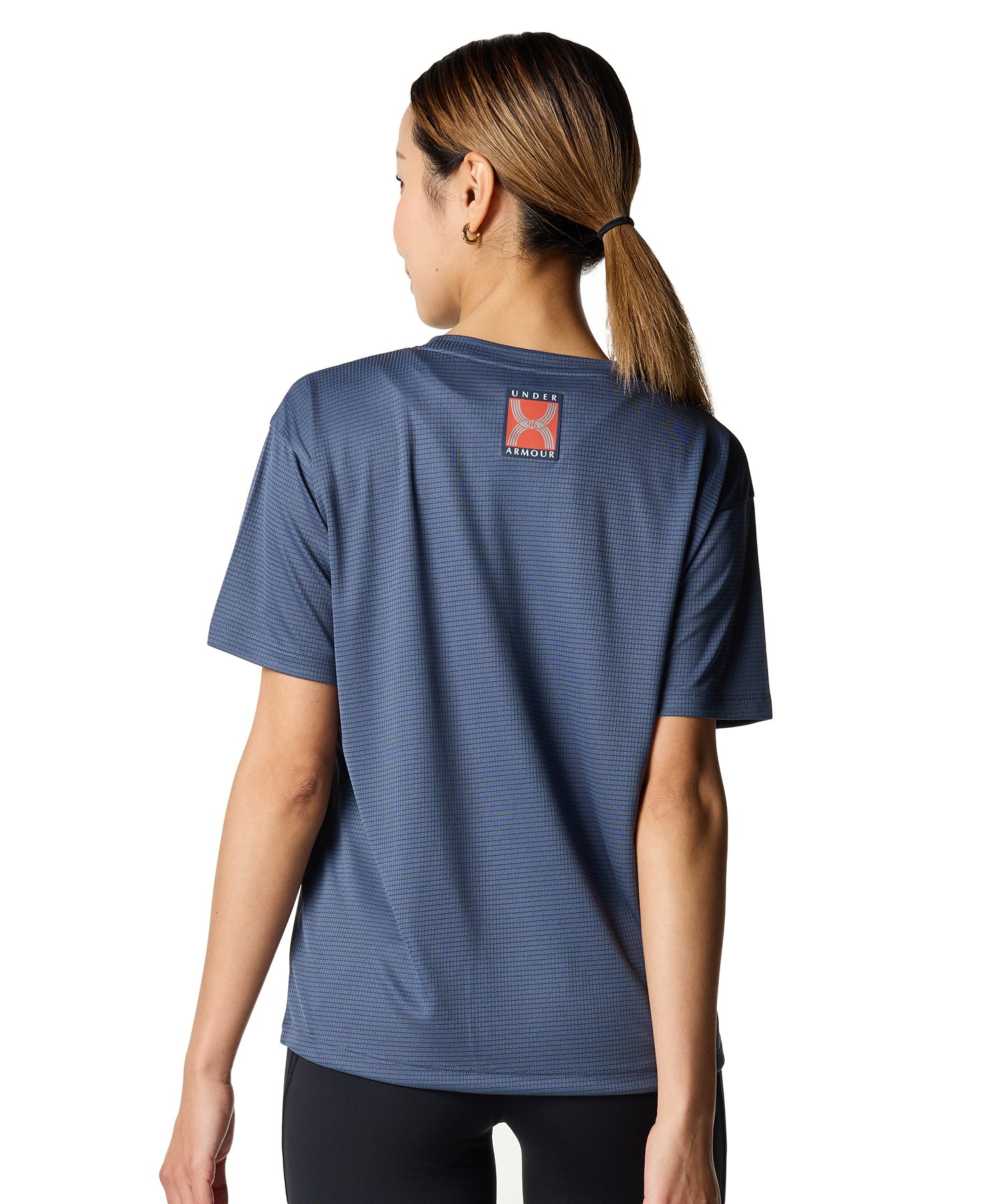 売れ筋商品|||アンダーアーマー Tシャツ レディース トップス RUN 96 GRAPHIC - Print T-shirt - blue grey アンダーアーマー公式】 UAテック ラン 96 ショートスリーブ T