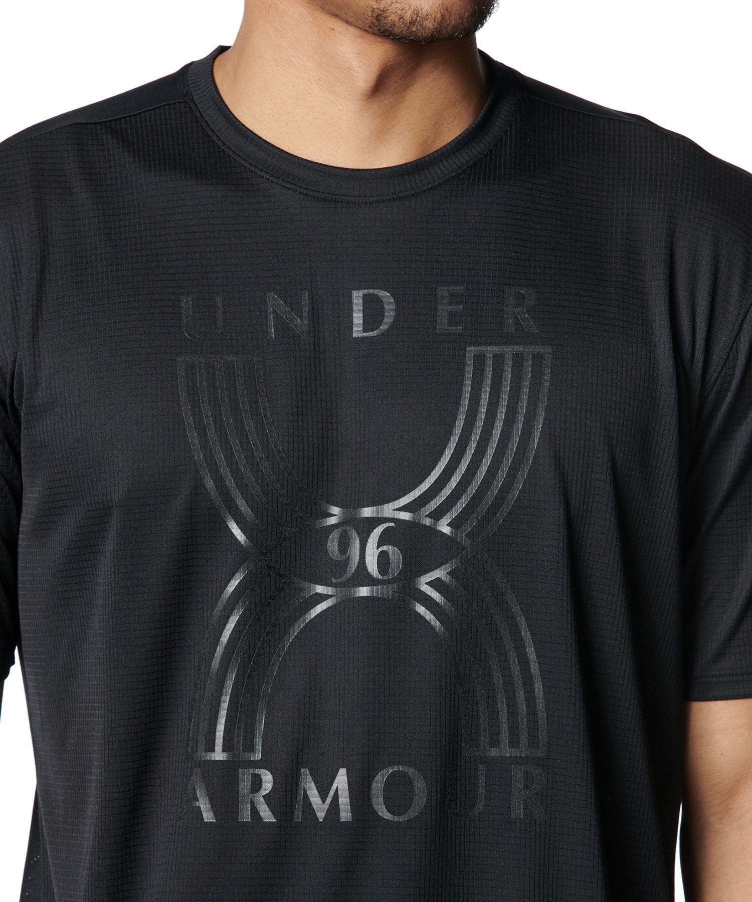 Under Armour メッシュポロシャツ 黒 トレーニングポロシャツ アンダーアーマー 1384776｜オリジナル