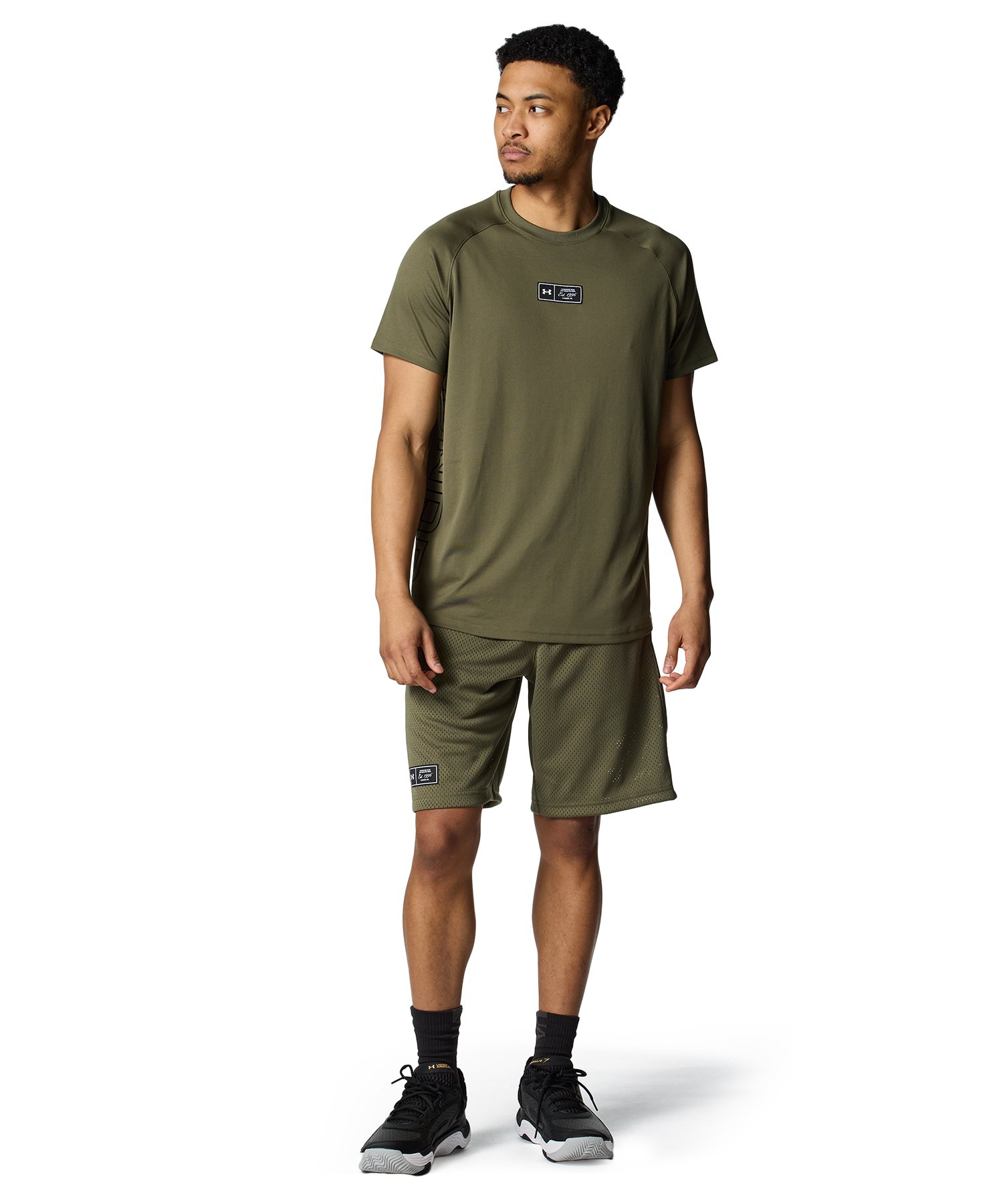 UAテック ゾーン プロ ショートスリーブ Tシャツパンツセットサイズ XL UAテック ゾーン プロ ショートスリーブ Tシャツパンツセット
