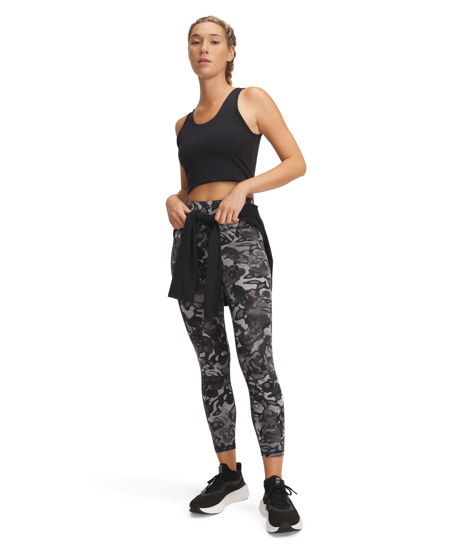 UNDER ARMOUR エンボスオールオーバープリント レギンス 送関込 アンダーアーマー UNDER ARMOUR レディース フィットネス