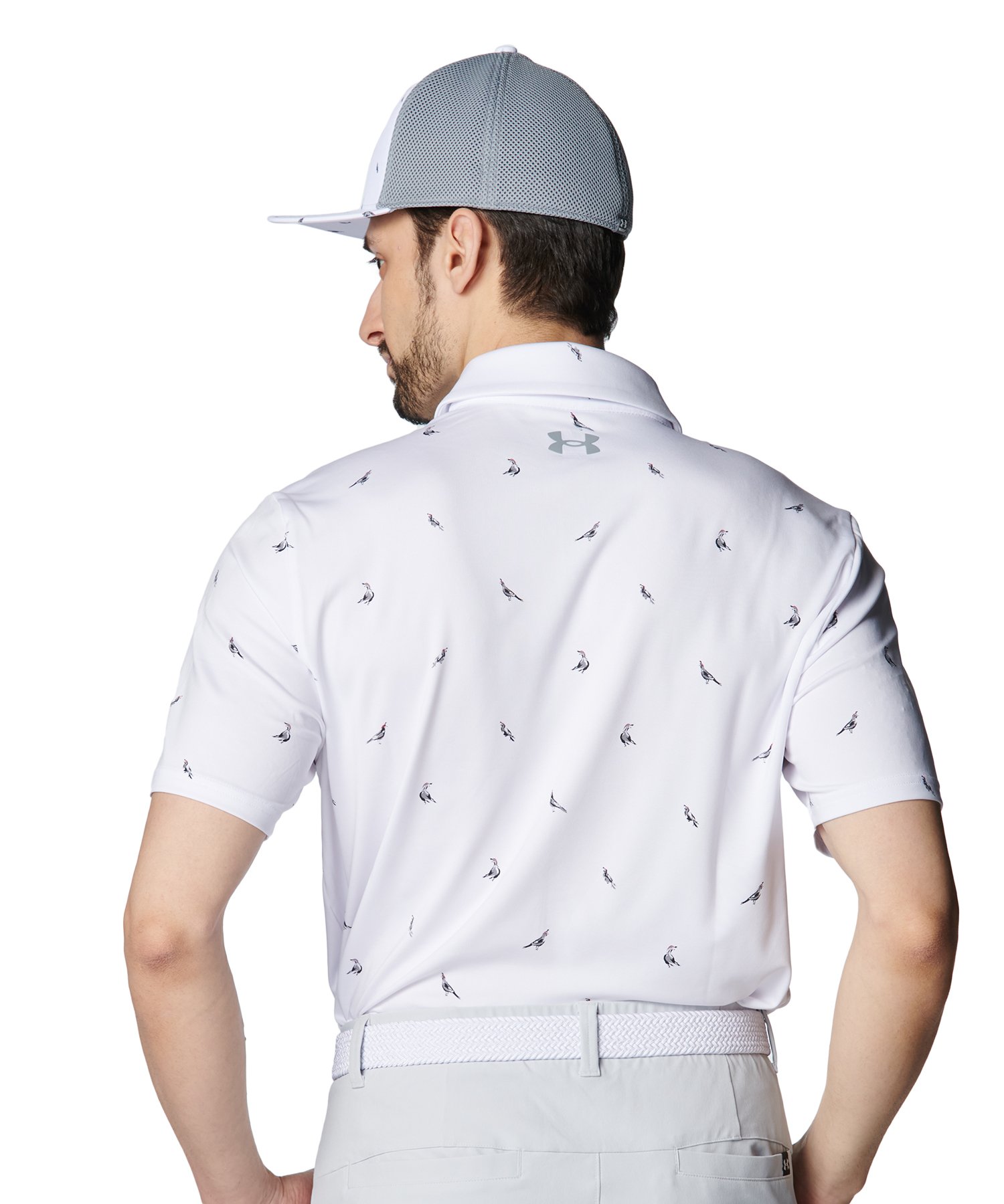 ★UNDER ARMOUR★ UA プレーオフ 3.0 プリントポロシャツ UA プレーオフ プリント 3.0 ストレッチ 半袖ポロシャツ(半袖