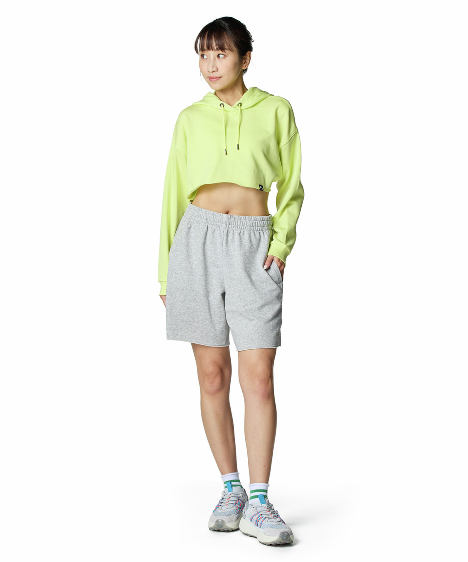 公式 アンダーアーマー UNDER ARMOUR UA UAアイコン テリー クロップ フーディー（トレーニング／WOMEN） 1389640 アンダーアーマー公式】 UAアイコン テリー クロップ フーディー
