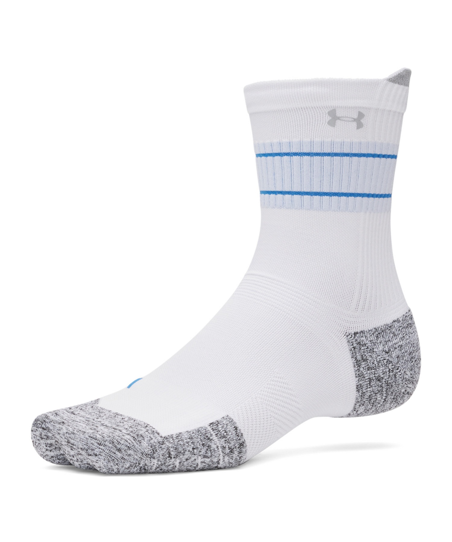 Under Armour 青 ソックス M コットン アンダーアーマー公式】 UAトレーニング コットン ノーショー