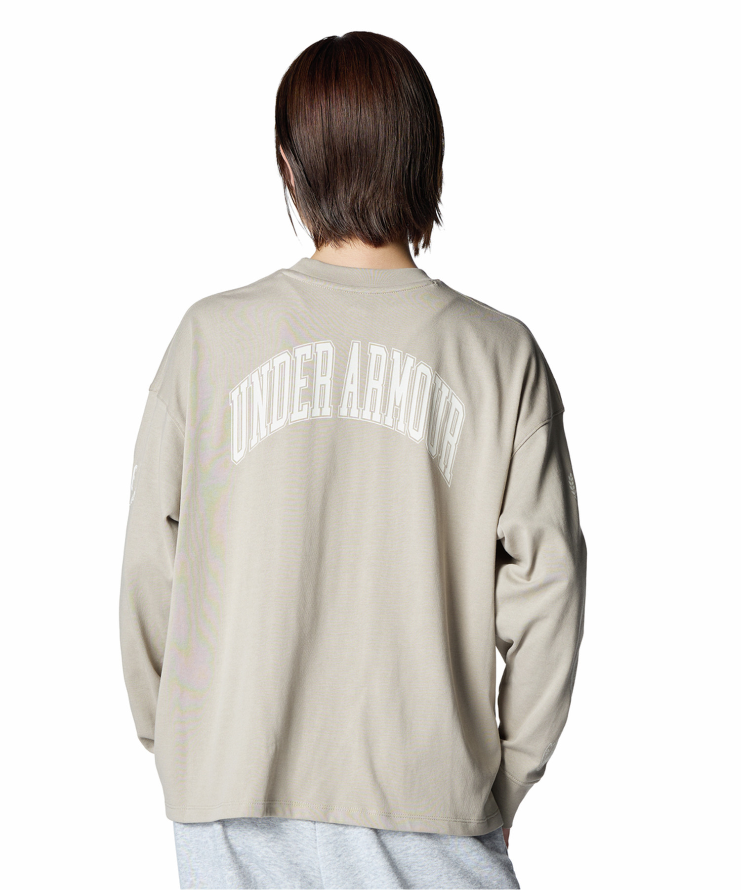 UNDER ARMOUR ヘビーウェイト ロングスリーブ バックプリント UNDER ARMOUR tシャツ UAヘビーウエイト グラフィック ロング