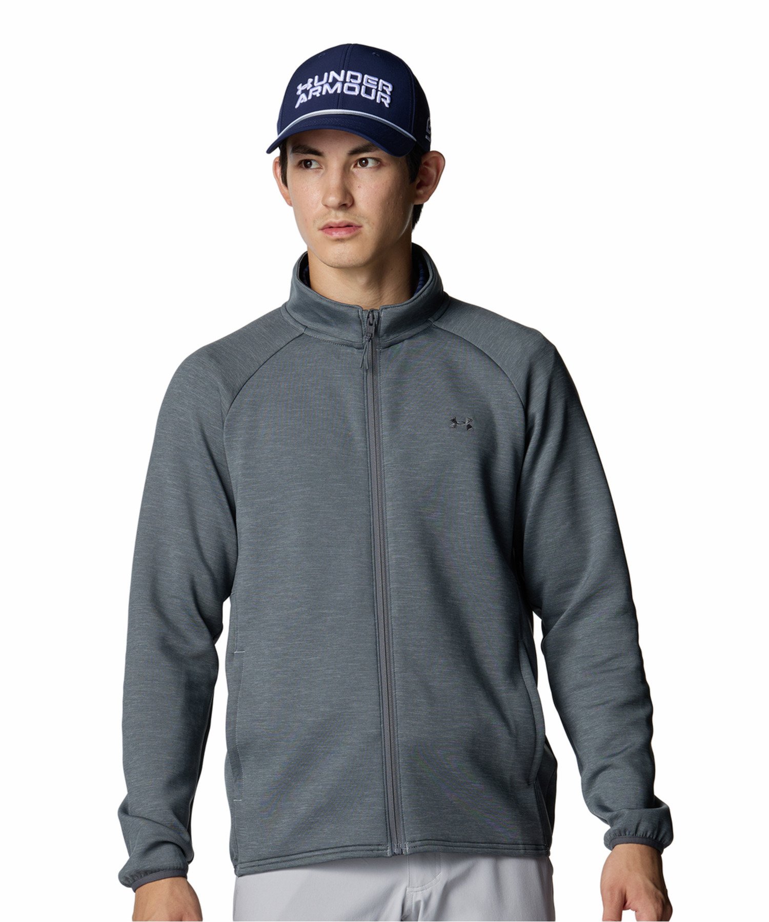 UAドライブ ミッドレイヤー フルジップ ジャケット(ゴルフ/MEN)【アンダーアーマー/UNDER ARMOUR】 UAドライブ ミッドレイヤー フルジップ ジャケット(ゴルフ/MEN)【アンダーアーマー/UNDER ARMOUR】
