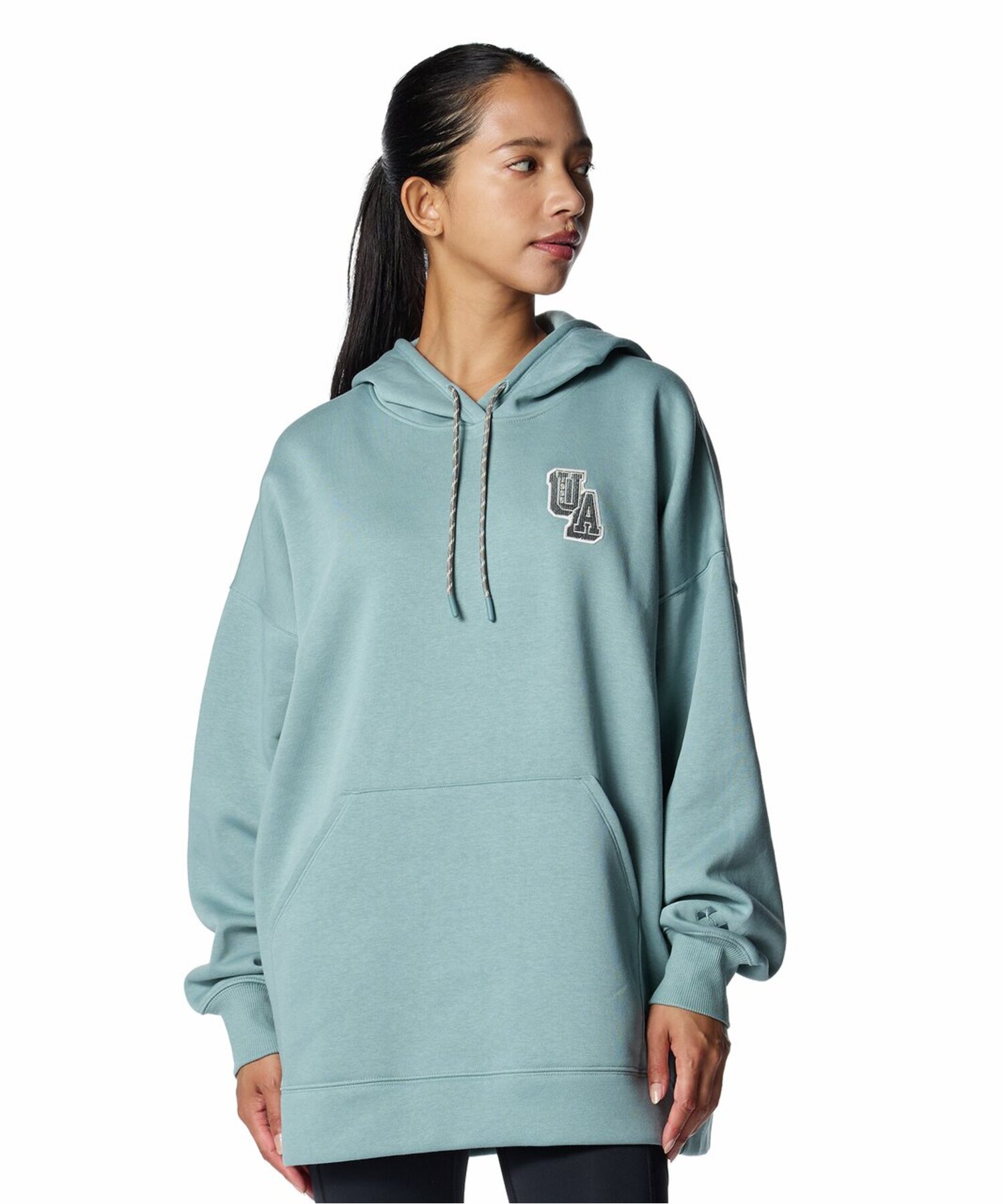 UAライバルフリース チュニック フーディー（トレーニング/WOMEN）【アンダーアーマー/UNDER ARMOUR】