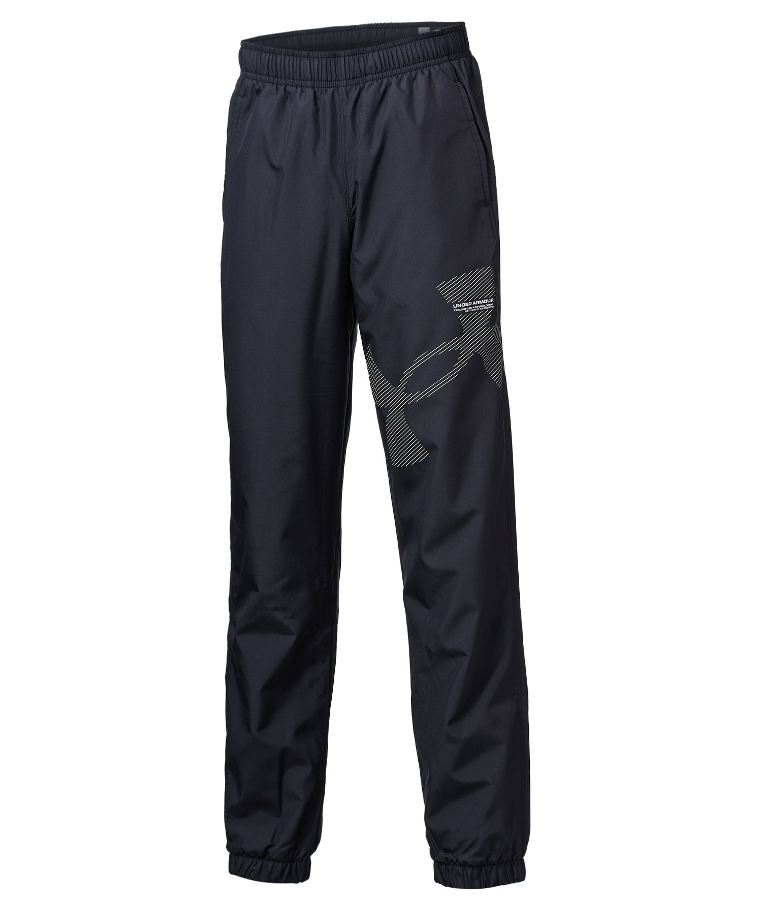 UAトリコット ラインド ビッグロゴ パンツ(トレーニング/BOYS)【アンダーアーマー/UNDER ARMOUR】 UAトリコット ラインド ビッグロゴ パンツ(トレーニング/BOYS)【アンダーアーマー/UNDER ARMOUR】