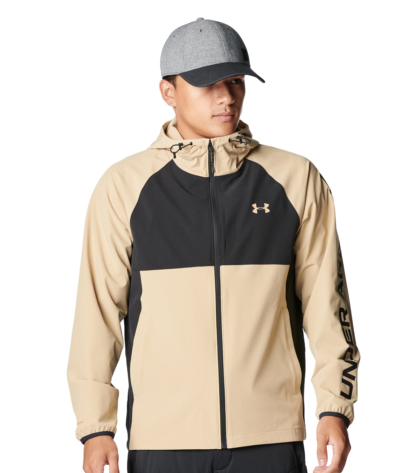 UAドライブ ウインド フルジップ ジャケット(ゴルフ/MEN)【アンダーアーマー/UNDER ARMOUR】 UAドライブ ウインド フルジップ ジャケット(ゴルフ/MEN)【アンダーアーマー/UNDER ARMOUR】