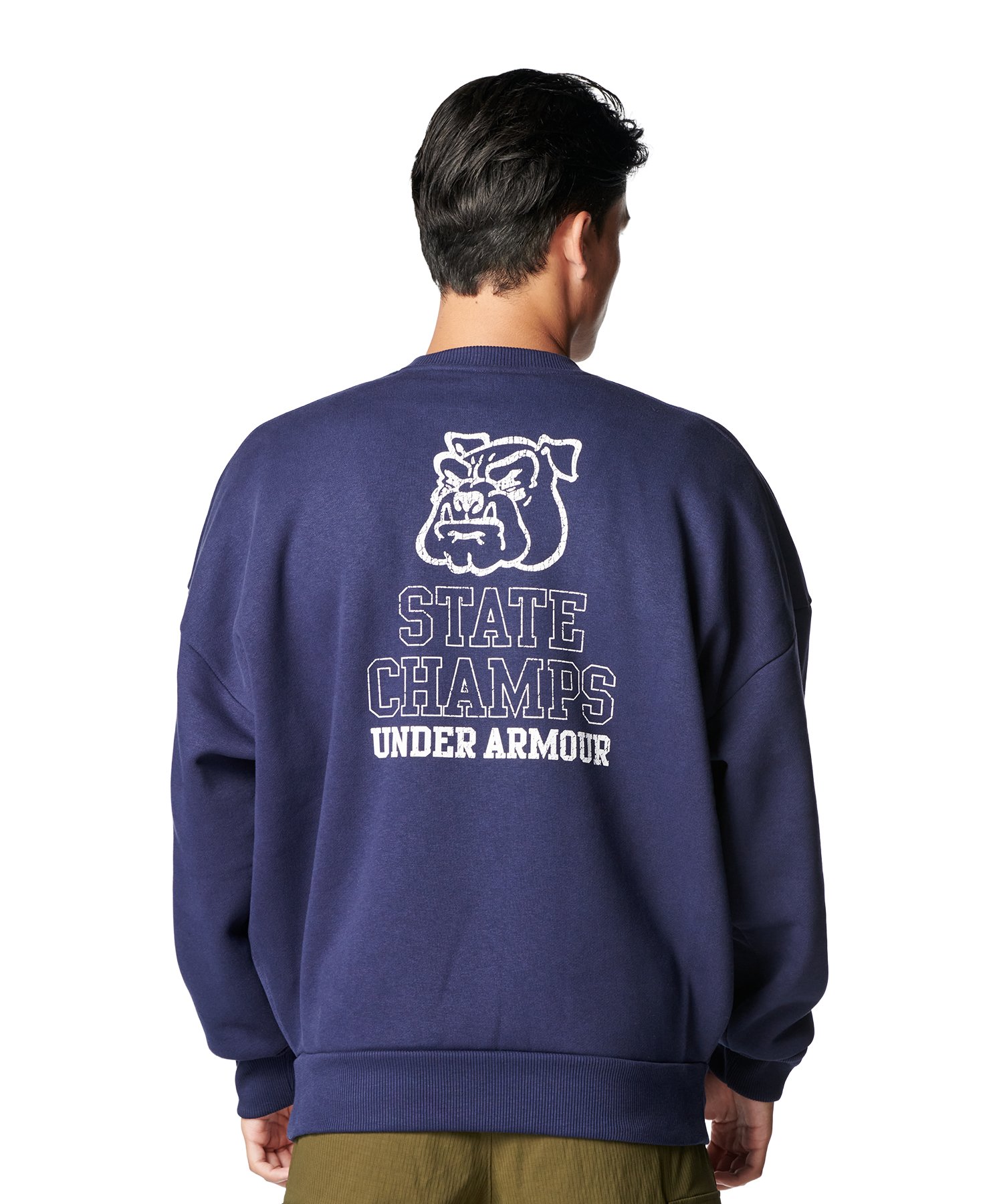 UAアイコン ヘビーウエイト フリース カリージエイト クルー（ライフスタイル/MEN）【アンダーアーマー/UNDER ARMOUR】