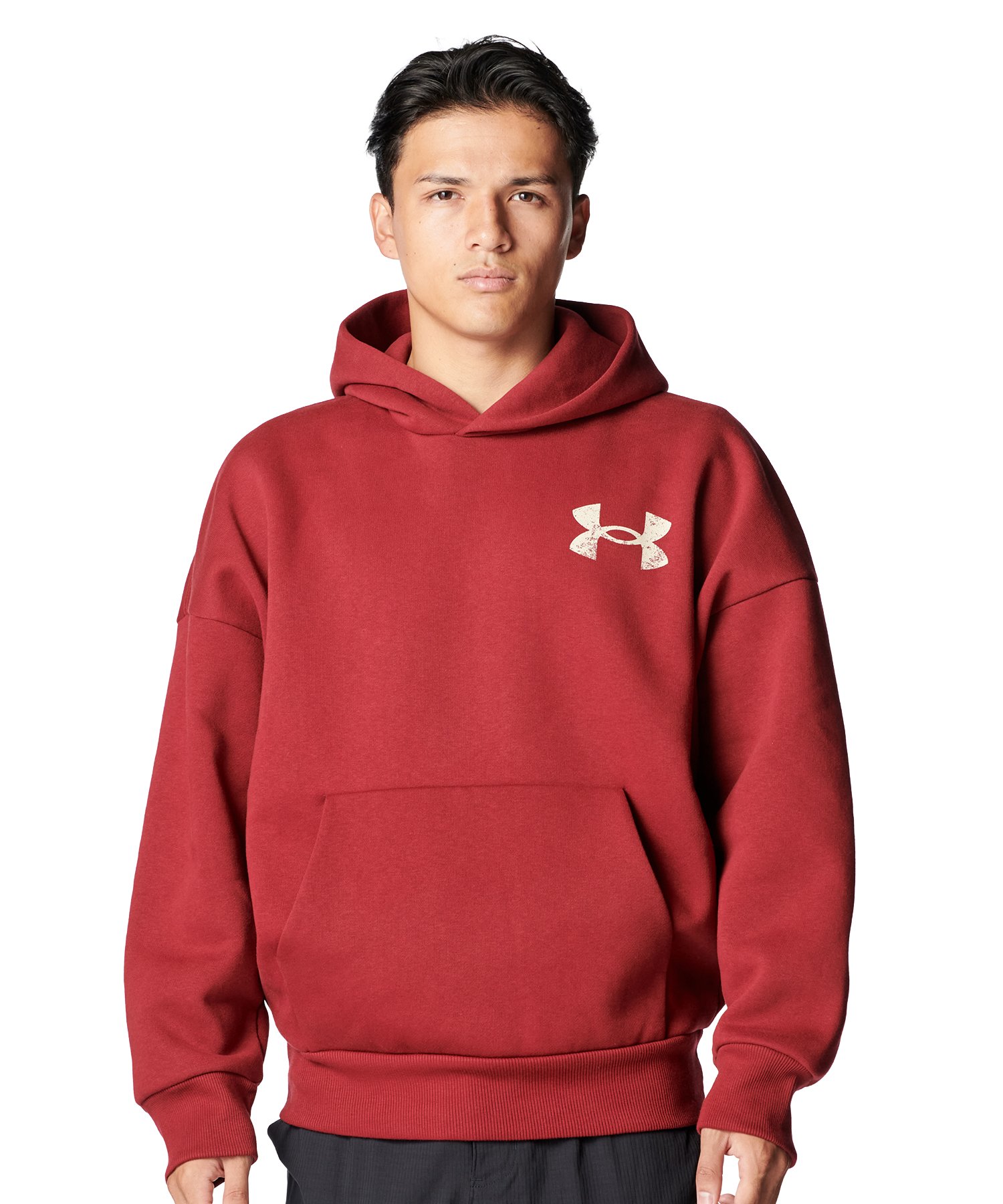 UAアイコン ヘビーウエイト フリース ロゴフーディー（ライフスタイル/MEN）【アンダーアーマー/UNDER ARMOUR】