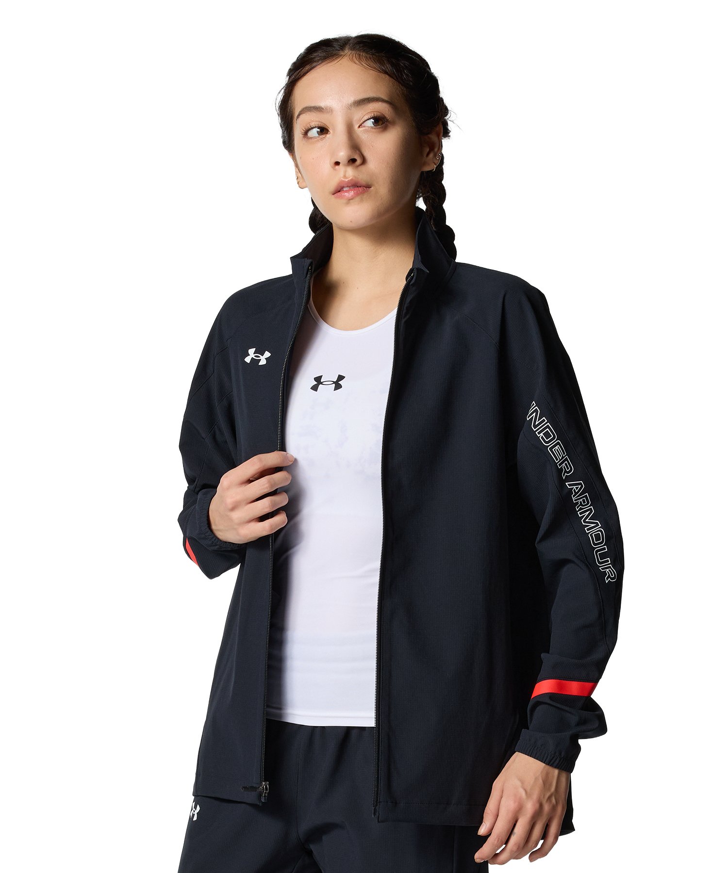 UA�E�[�u�� �W���P�b�g�i�g���[�j���O/WOMEN�j