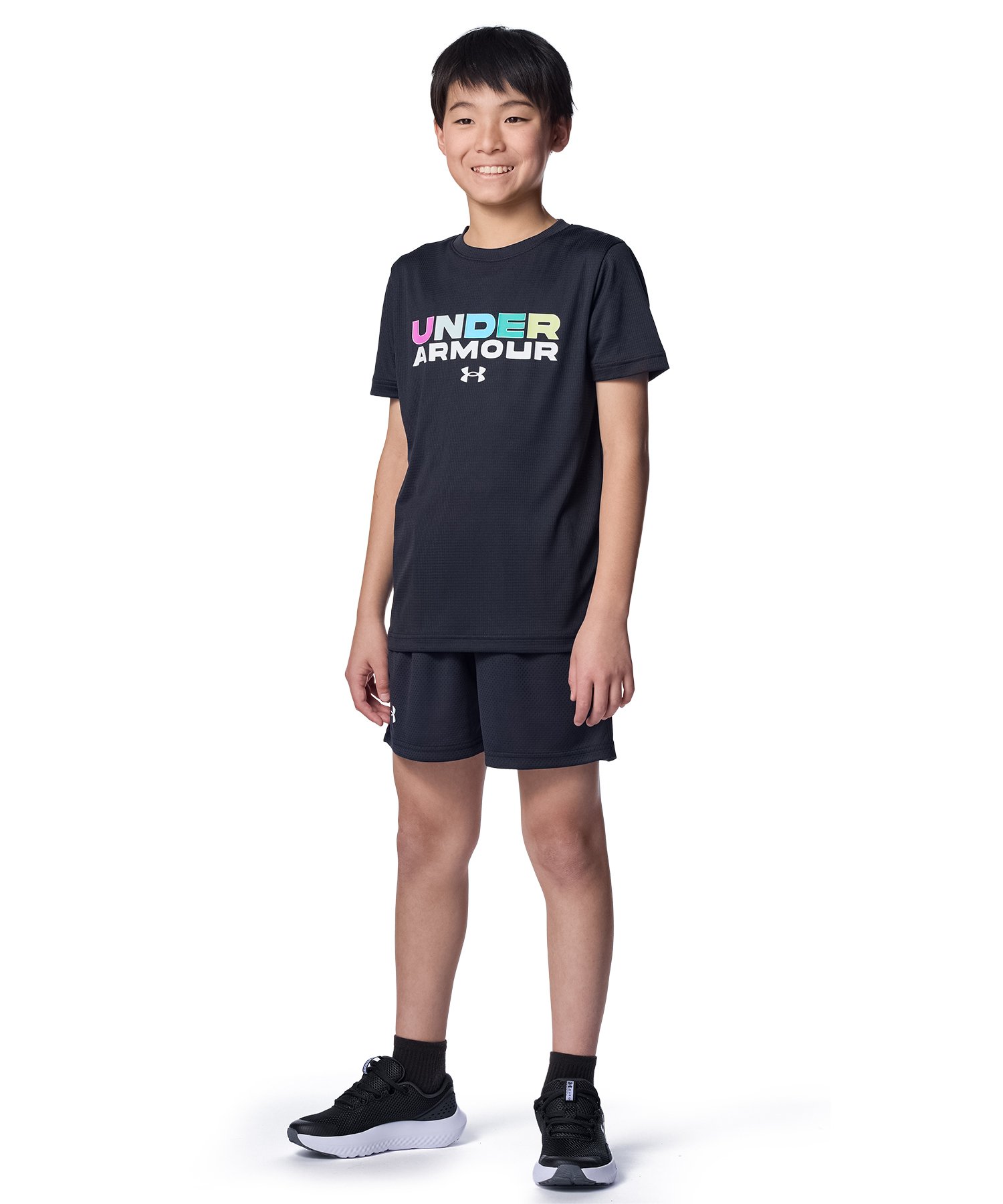 UA�X�s�[�h�X�g���C�h �u�����h ���S �V���[�g�X���[�u T�V���c�i�g���[�j���O/BOYS�j