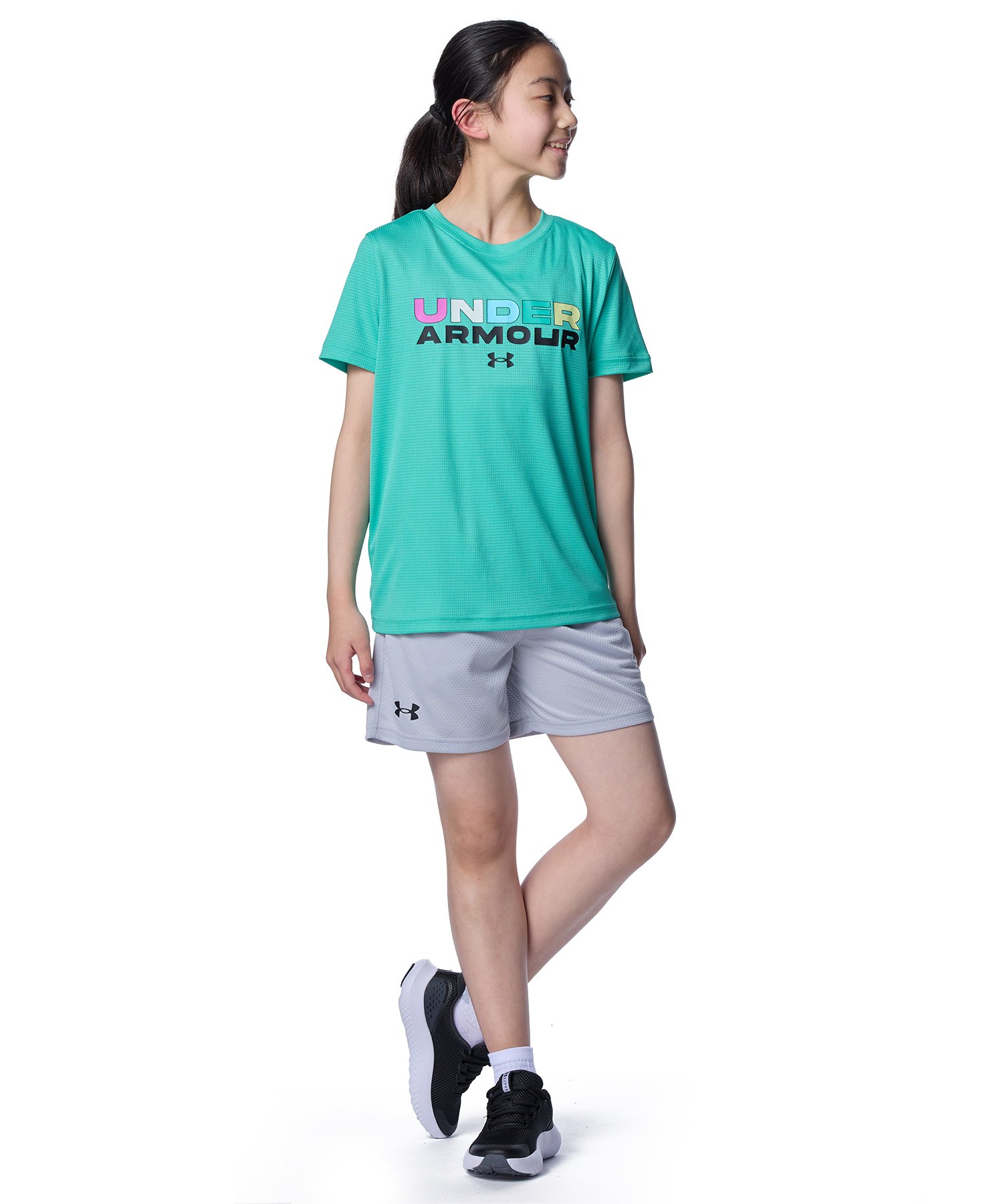 UA�X�s�[�h�X�g���C�h �u�����h ���S �V���[�g�X���[�u T�V���c�i�g���[�j���O/BOYS�j