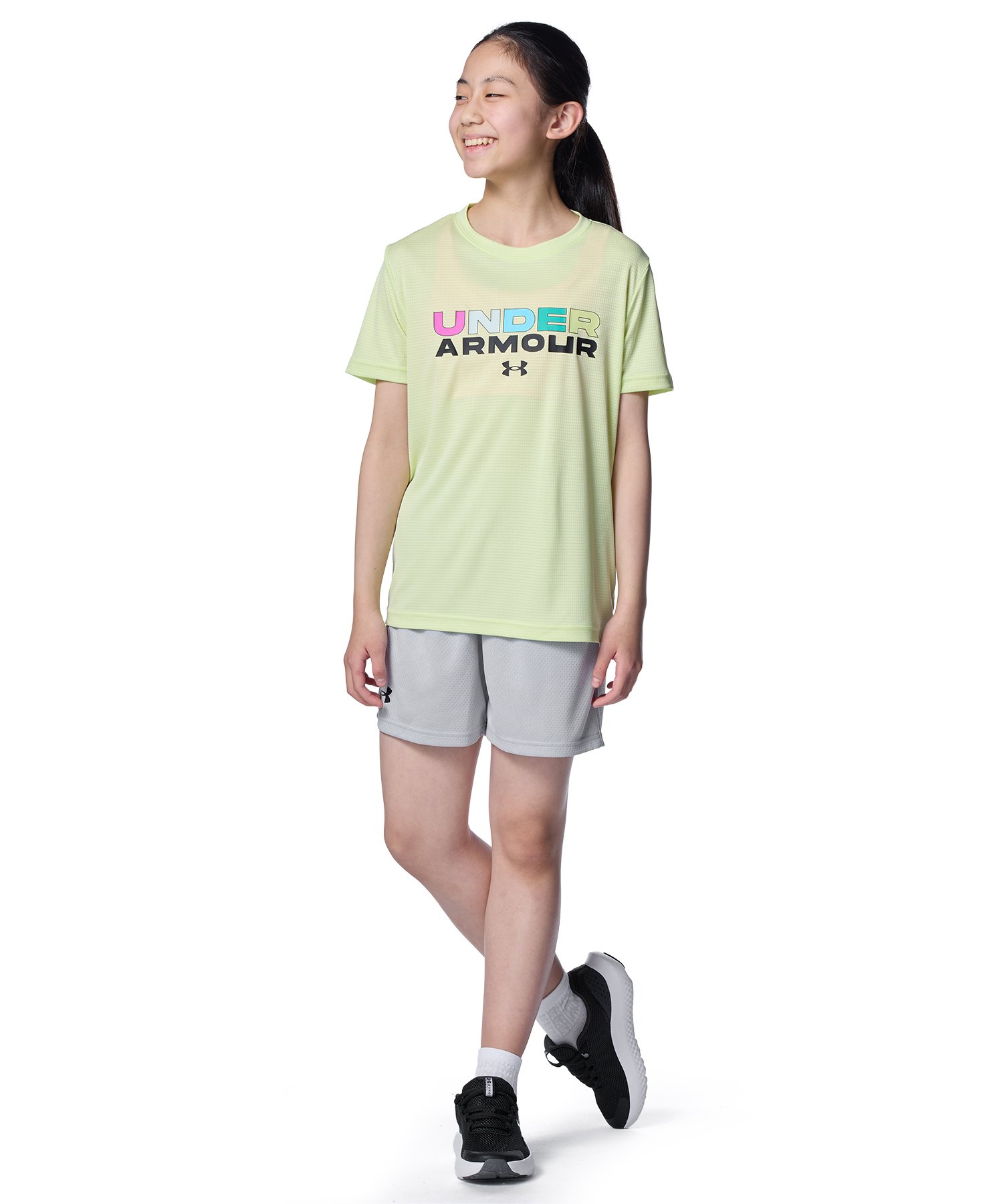 UA�X�s�[�h�X�g���C�h �u�����h ���S �V���[�g�X���[�u T�V���c�i�g���[�j���O/BOYS�j