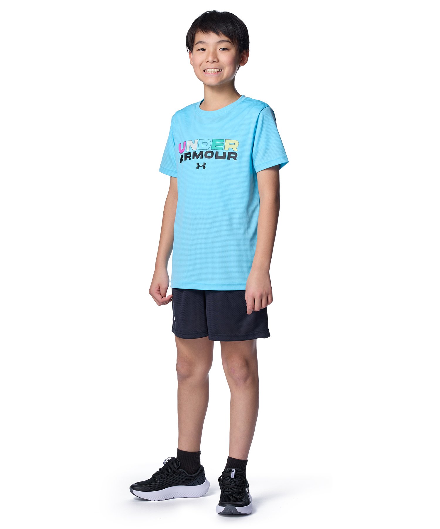 UA�X�s�[�h�X�g���C�h �u�����h ���S �V���[�g�X���[�u T�V���c�i�g���[�j���O/BOYS�j