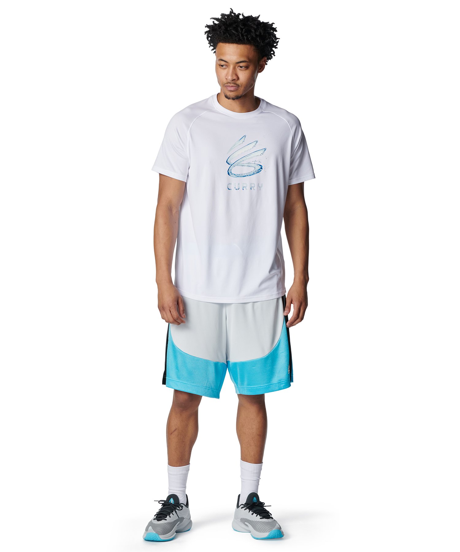 �J���[ �e�b�N �O���t�B�b�N �V���[�g�X���[�u T�V���c�i�o�X�P�b�g�{�[��/MEN�j