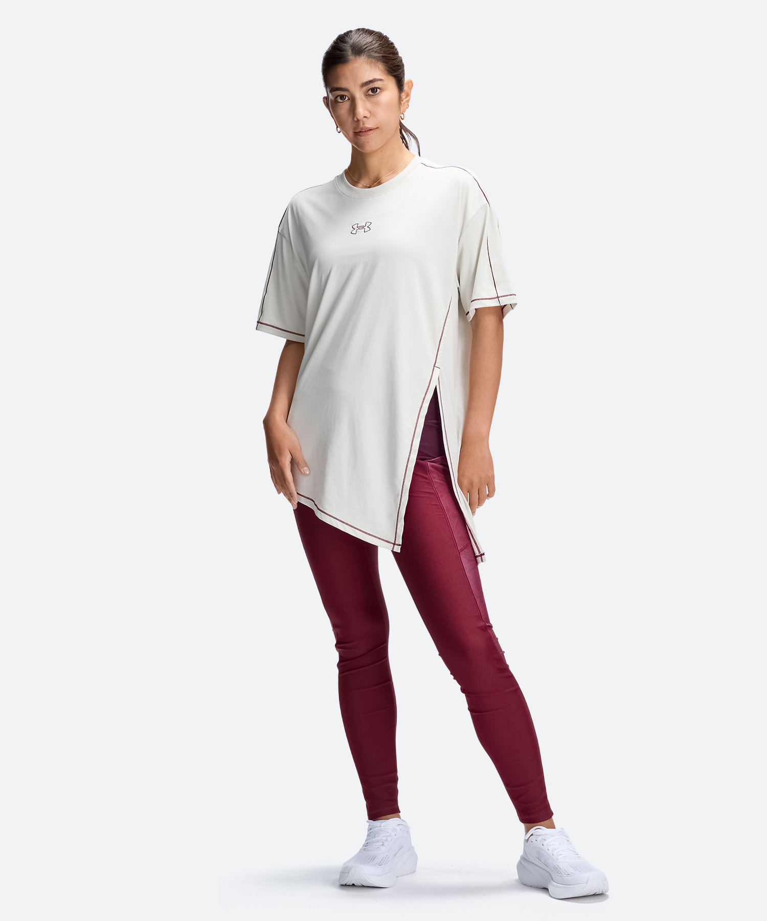 UA�e�b�N �I�[�o�[�T�C�Y�h �^�C�h �A�b�v �V���[�g�X���[�u T�V���c�i�g���[�j���O/WOMEN�j